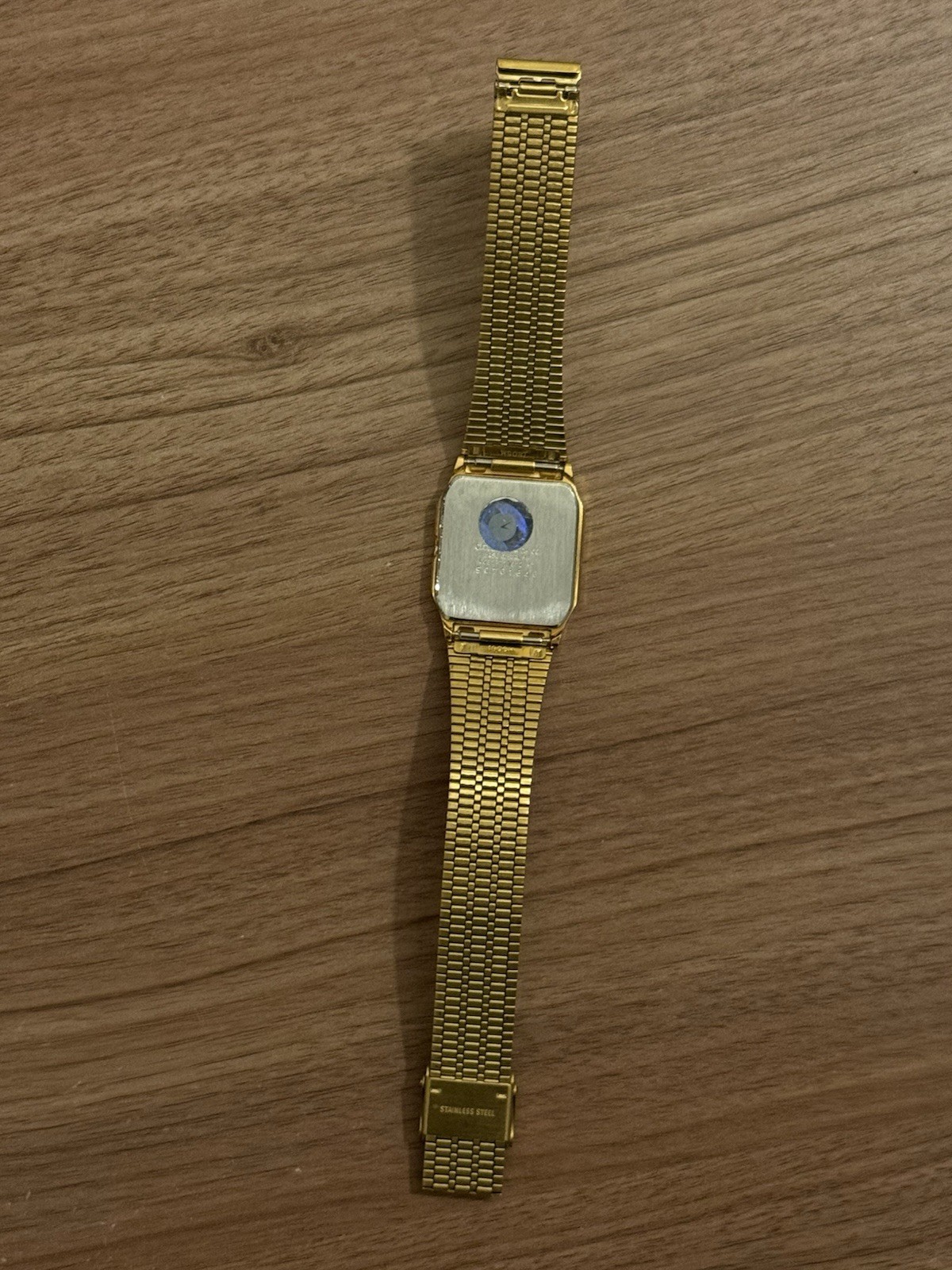 Citizen Quartz Gold Tone Square Analog Watch 4031-T64161 KA Vintage (Untested)