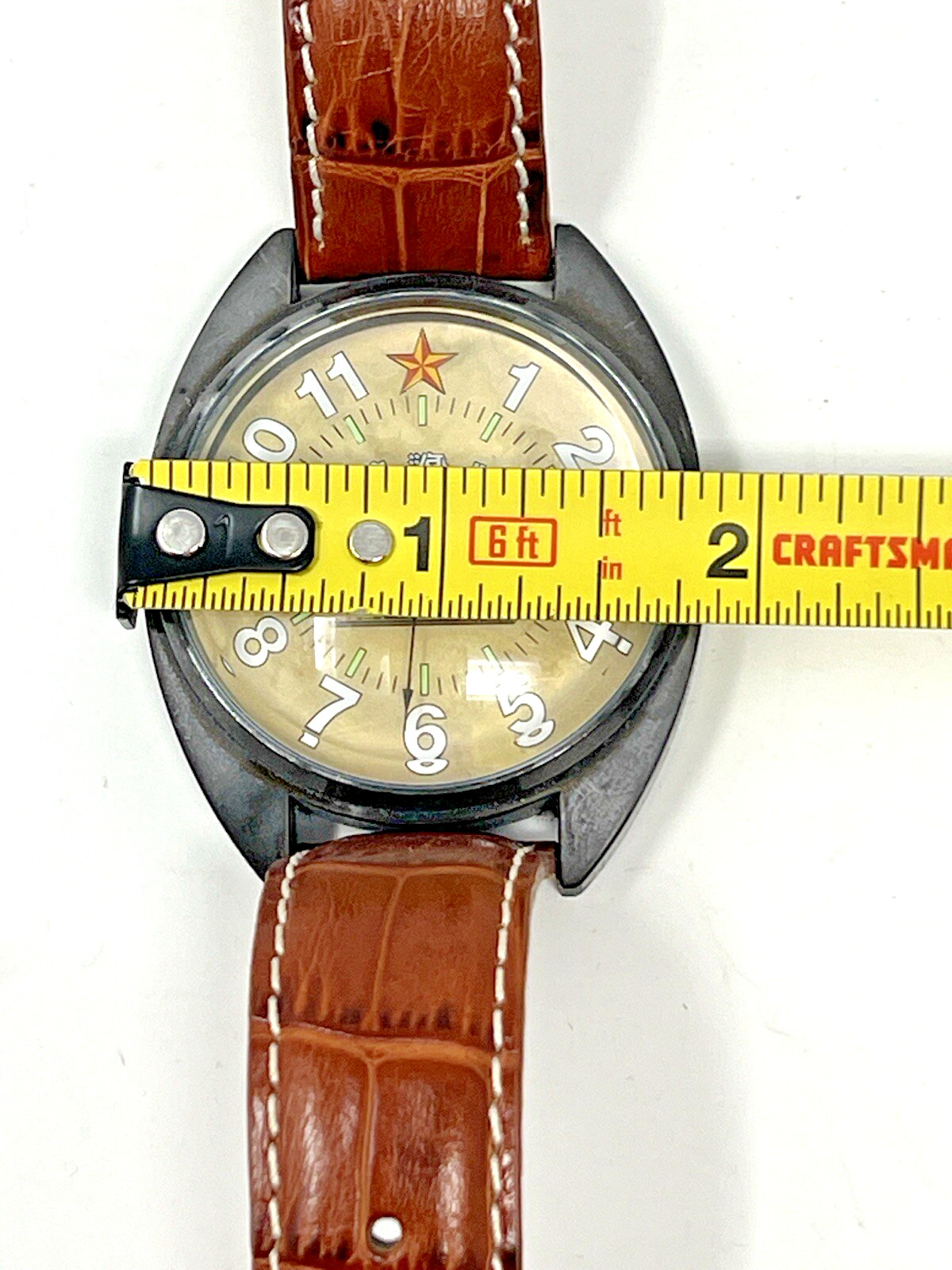 SHANGHAI TANG 21 Jewels Water Resistant Automatic Chinese Navy Watch