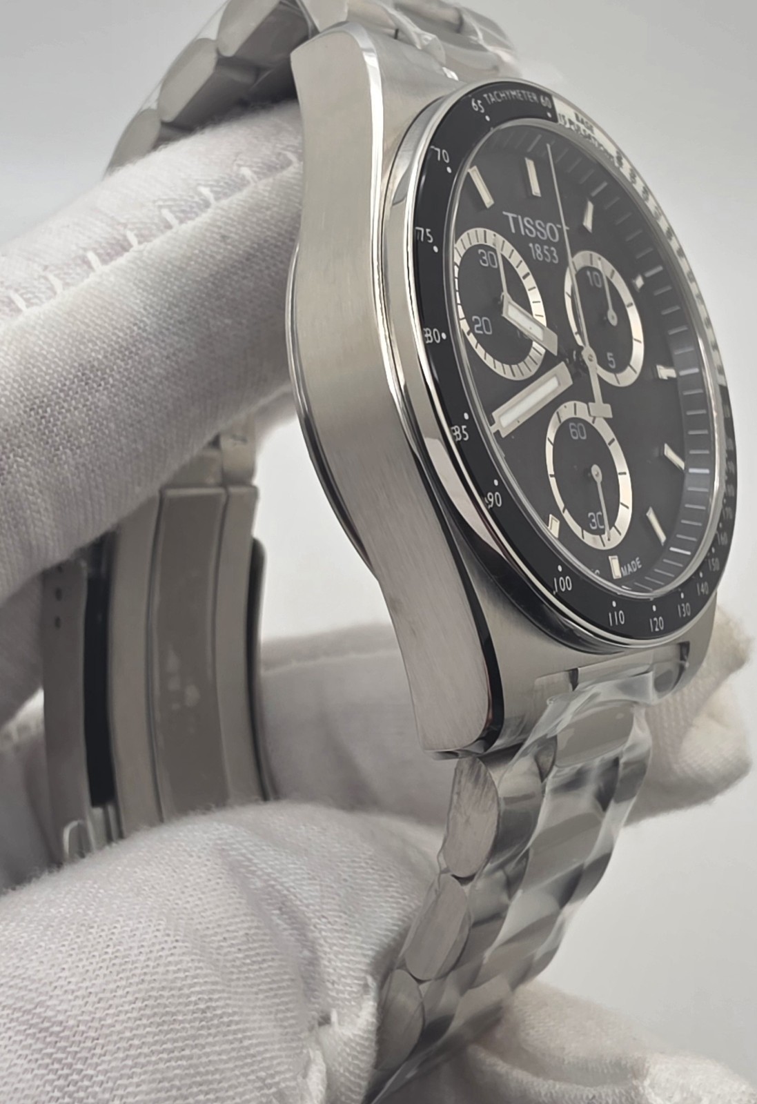 Tissot PR516 Chronograph 40 MM Black Dial SS Quartz Watch T149.417.11.051.00