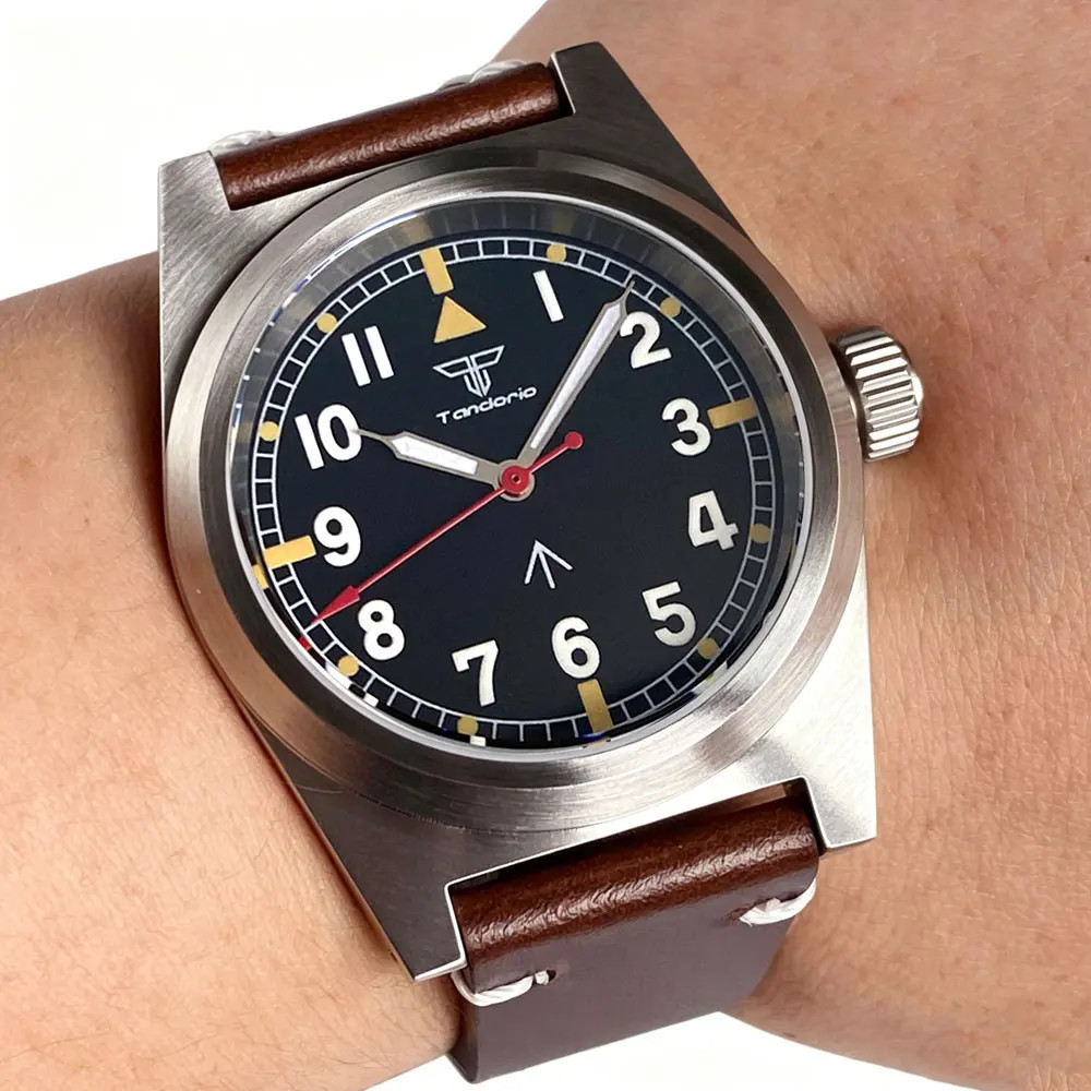 Tandorio New 38mm Automatic Mechanical Men’s Watch For Japan NH35 Miyota 8215