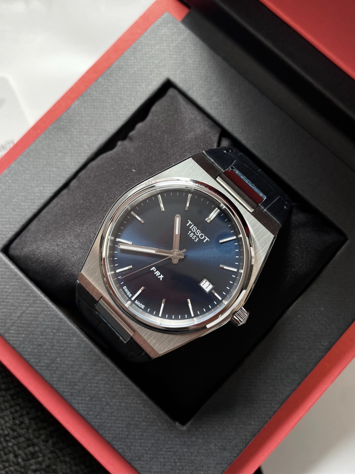 New Tissot PRX Quartz T137.410.16.041.00 Blue Dial – Real Photos