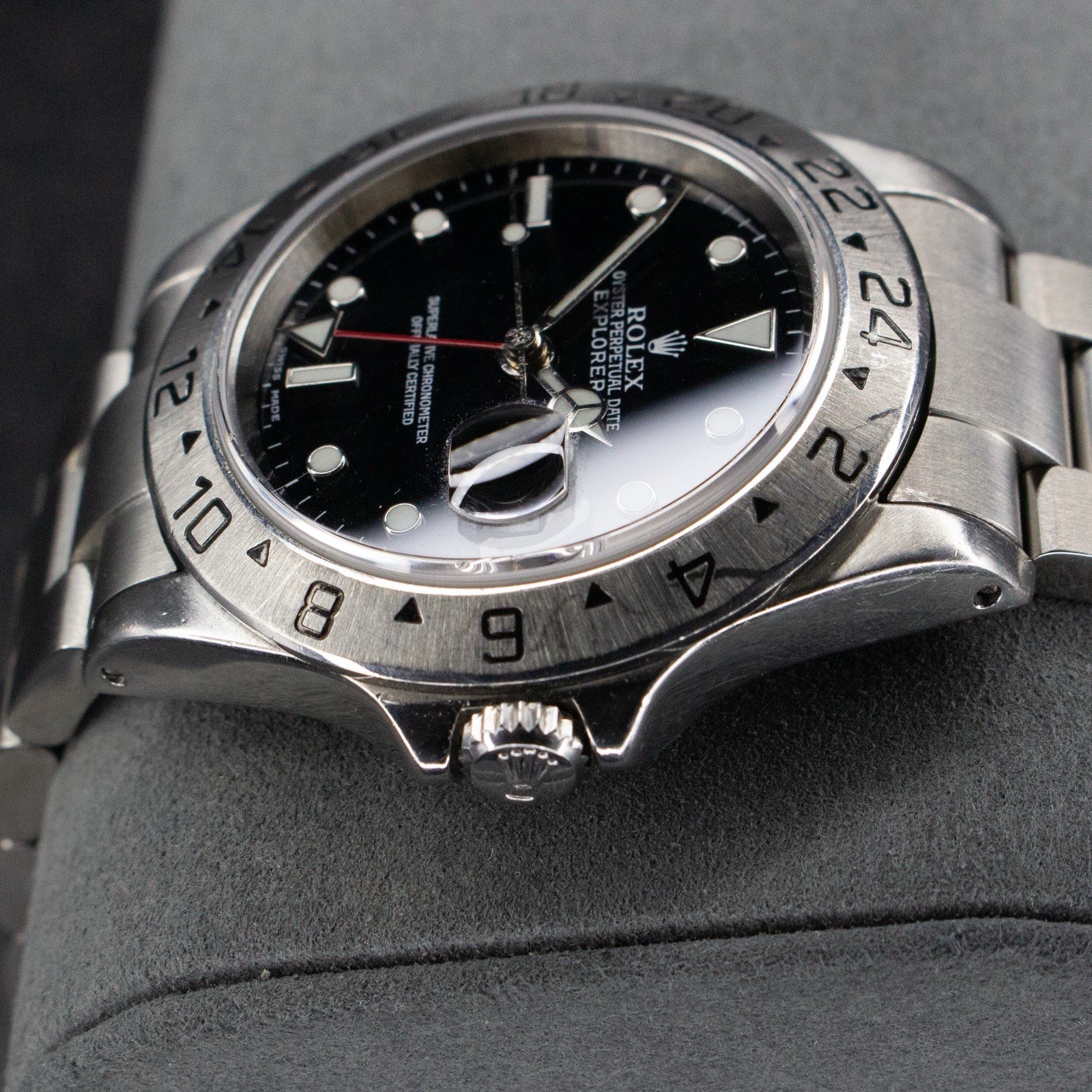 Rolex Explorer II 16570 40mm 24 hour GMT Black Dial P Serial 2000