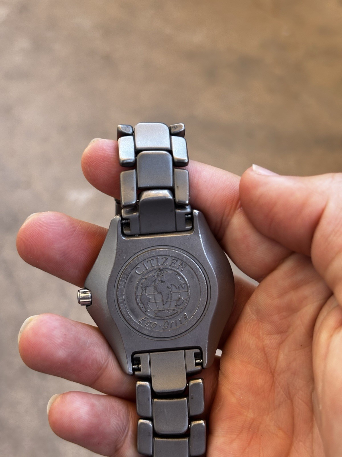 Citizen Eco-Drive Solar-Tech 180 Two-Tone Titanium Diver 200m Watch – Runs Great