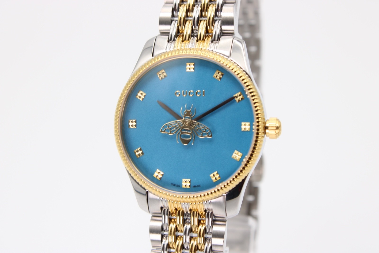 GUCCI G-Timeless YA1265029 Blue Dial Quartz Women’s Watch 29mm