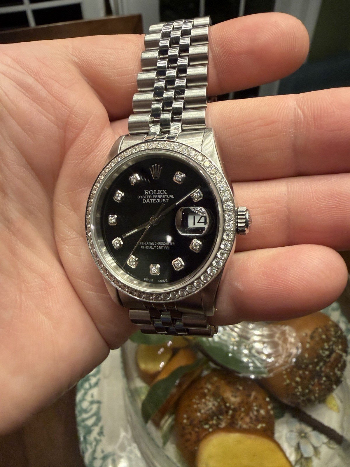Rolex Datejust Gent’s Oyster Perpetual Serial # R909562 Model #16234
