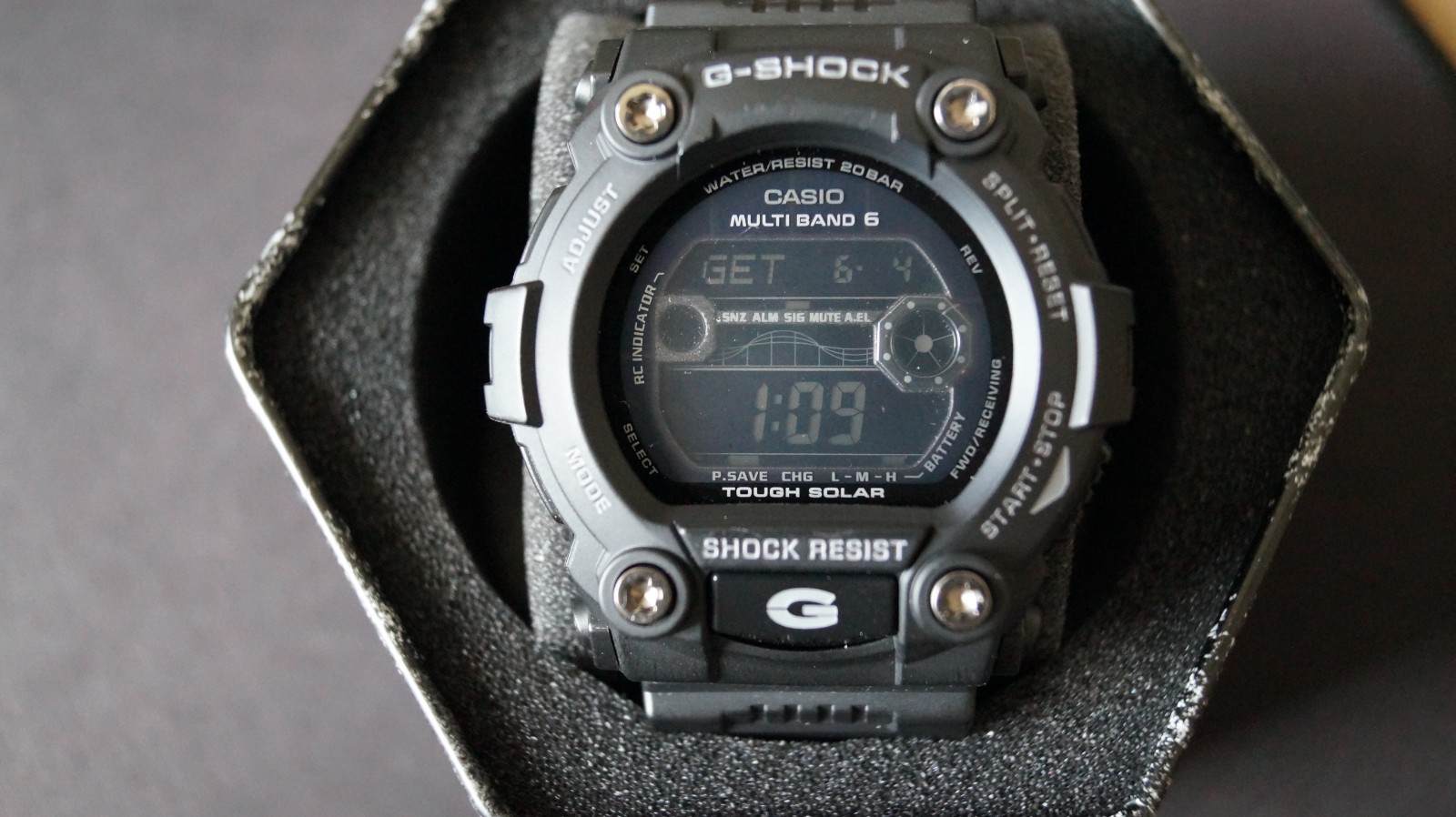 CASIO G-SHOCK GW-7900B Multiband 6 Solar Watch negative case 50mm black 3200