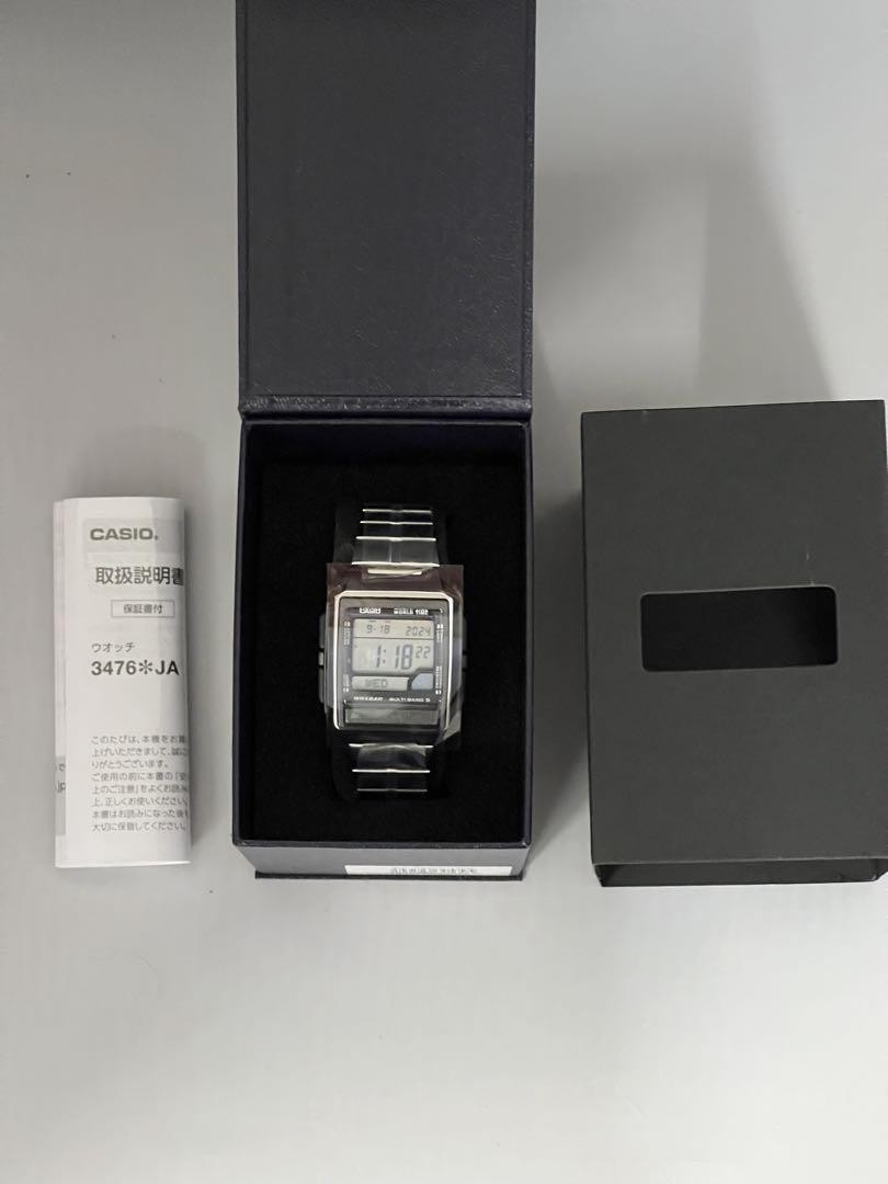 CASIO WAVE CEPTOR WV-59RD-1AJF Men’s Watch Super Illuminator in Box New