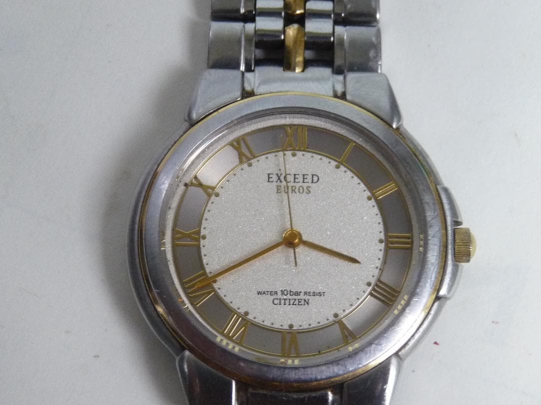 Citizen Exceed Euros Silver Dial 0330-C31036 From Japan