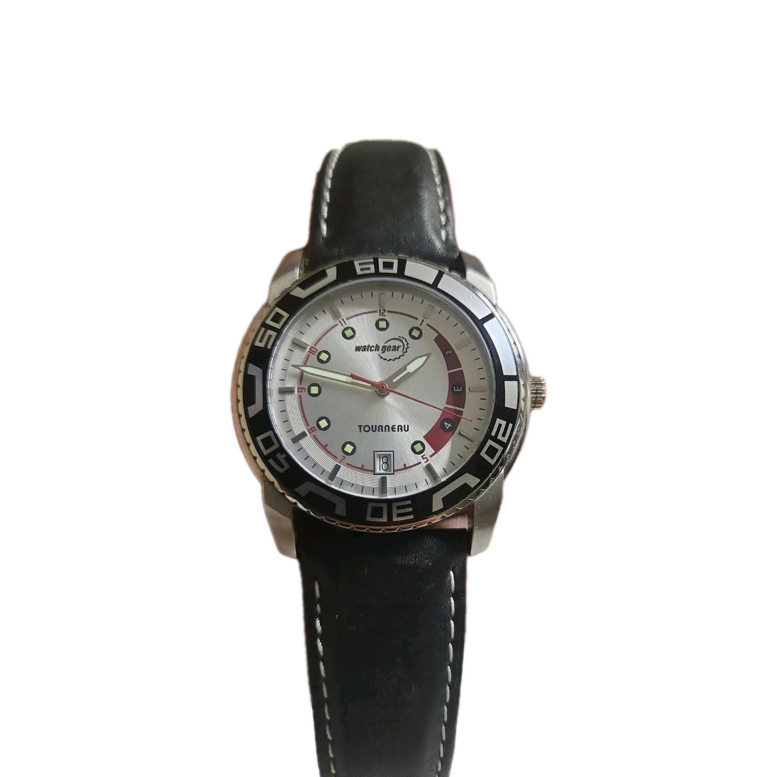 Watch Gear Tourneau Corporate Collection Quartz Dive Watch 44mm Silver Swiss