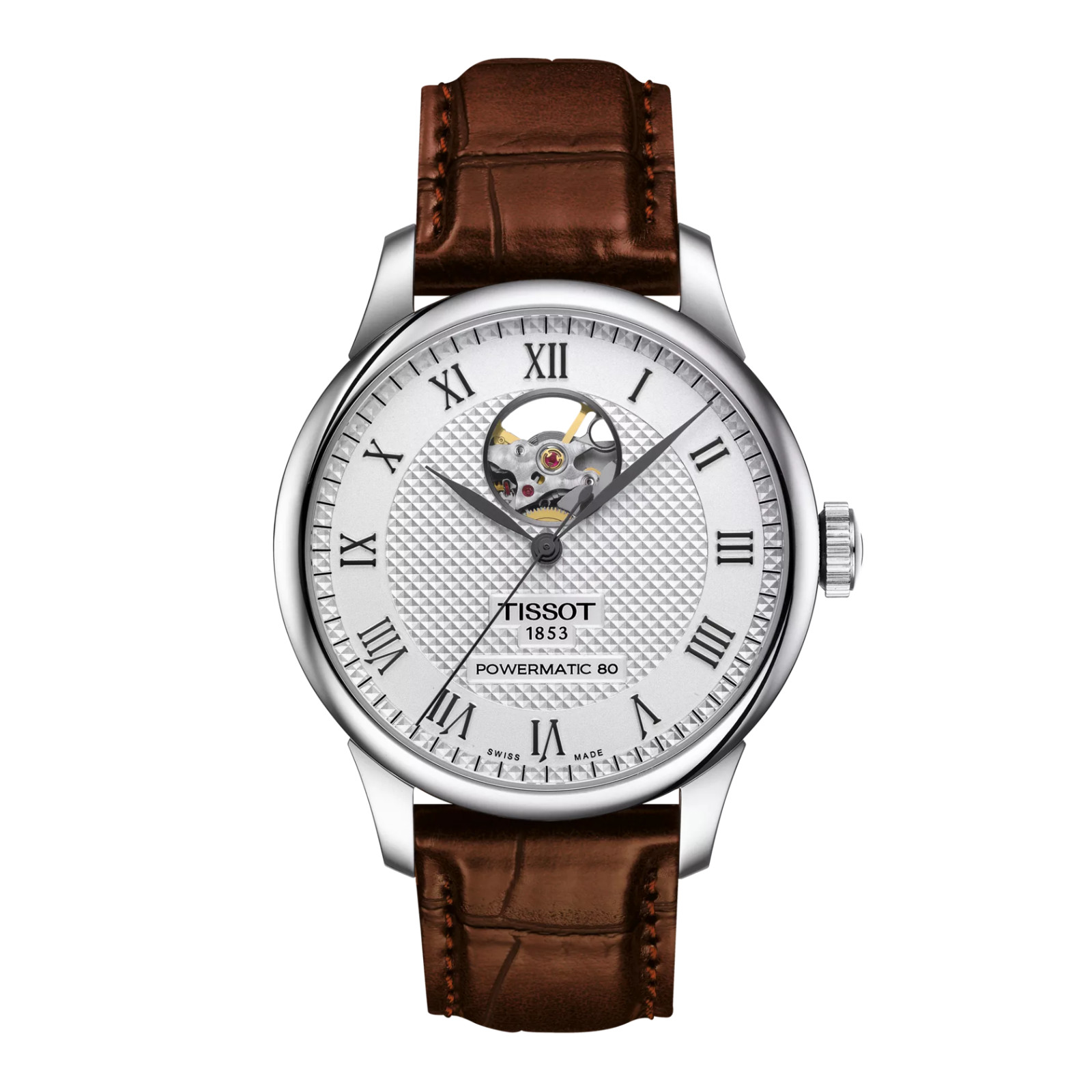 Tissot Le Locle Powermatic 80 Open Heart 39.3 MM Auto Watch T006.407.16.033.01