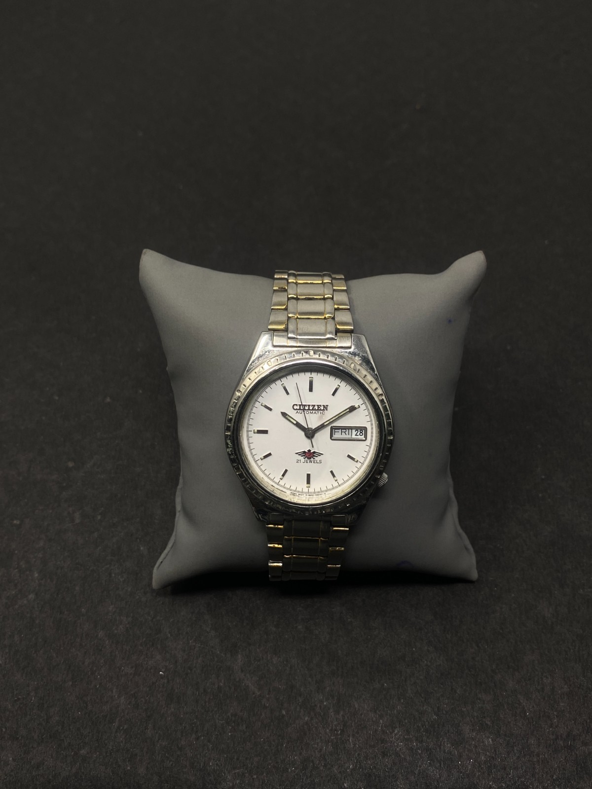 Vintage Citizen Automatic 8200A Japan Movement Day-Date Men’s Wrist Watch