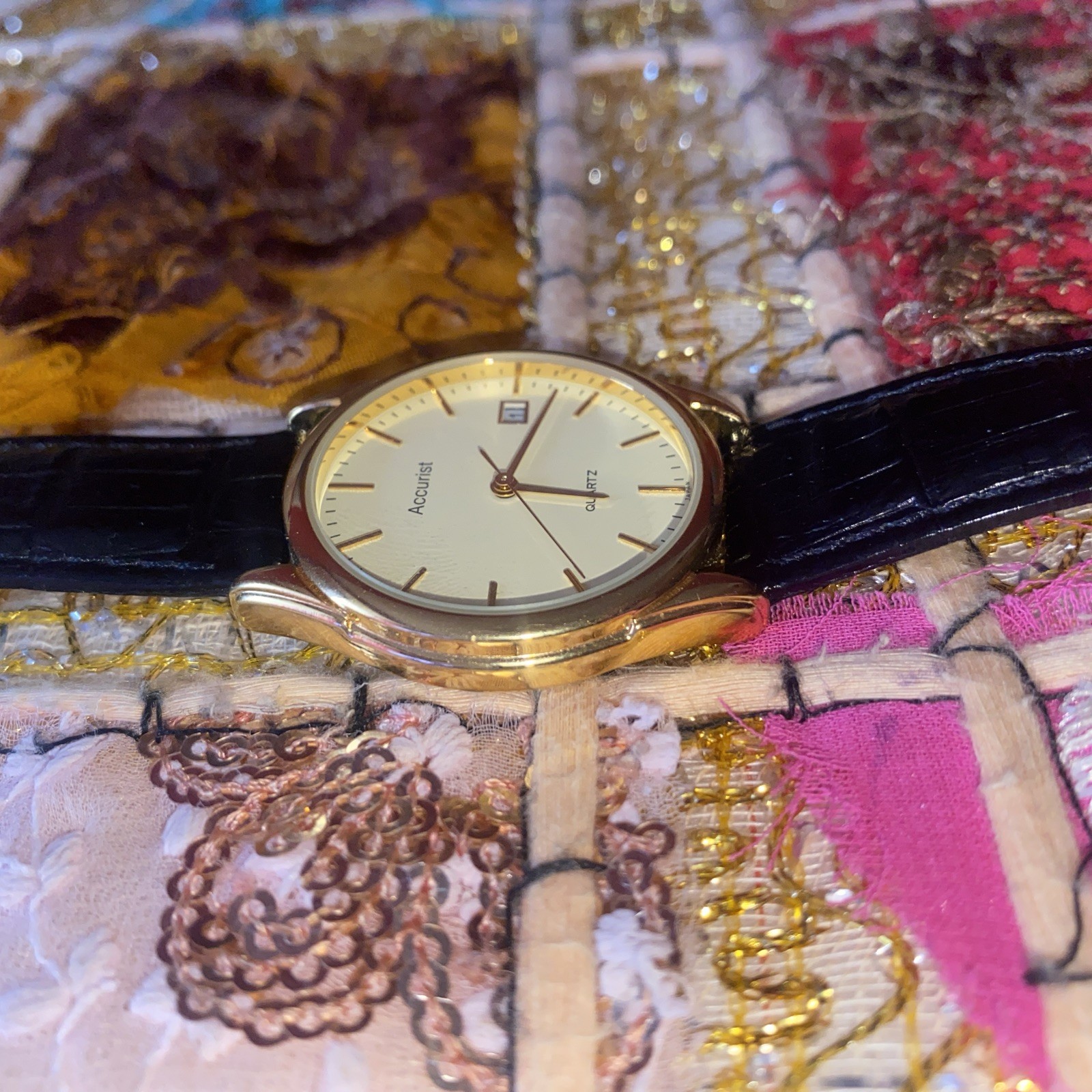 Vintage Accurist SP1/U Quartz Watch Mint Condition 1980s Cal. 3P01 RUNNING
