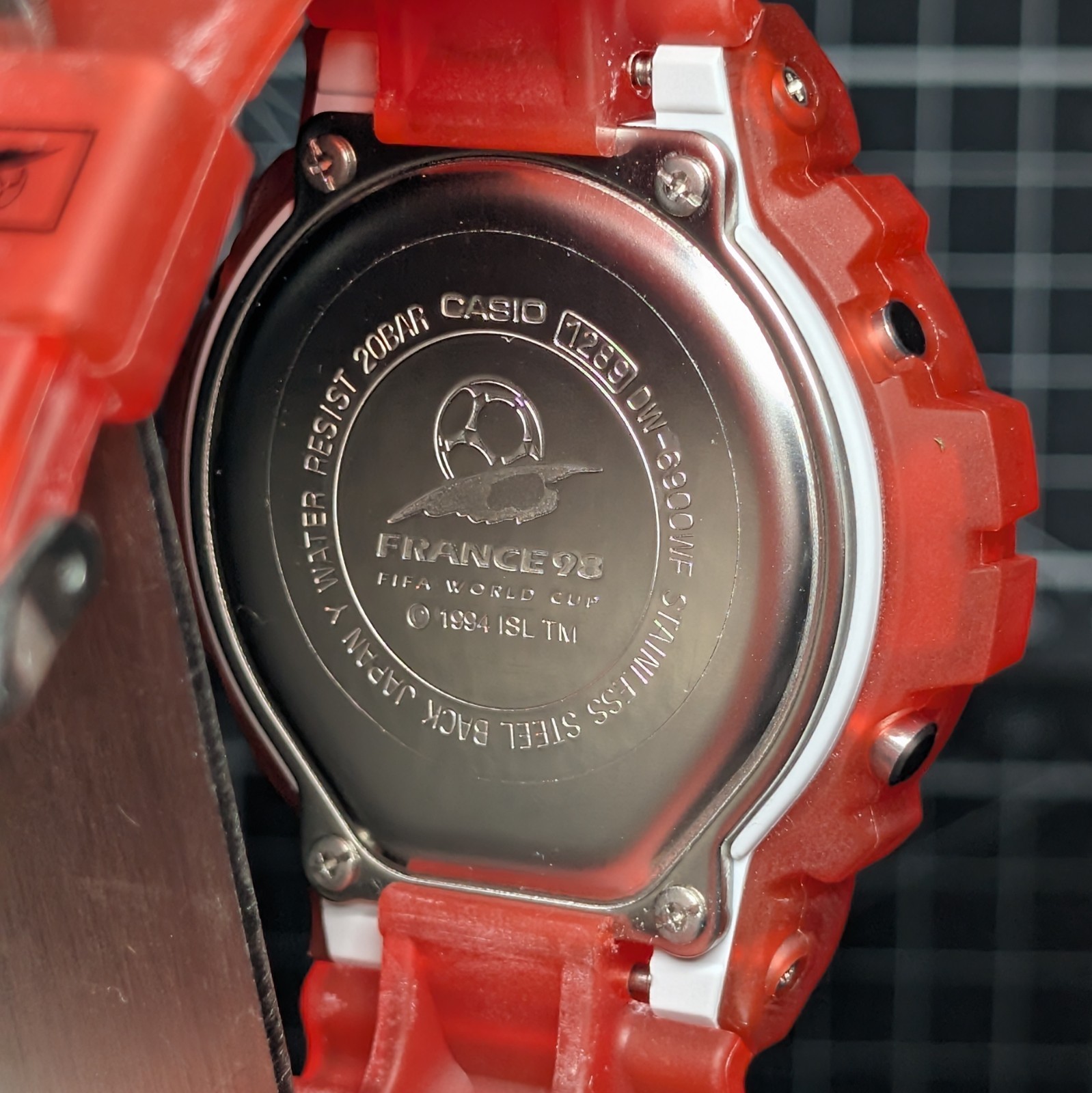 Casio G-Shock FIFA DW-6900 World Cup Red Skeleton Limited Edition DW-6900WF-4T