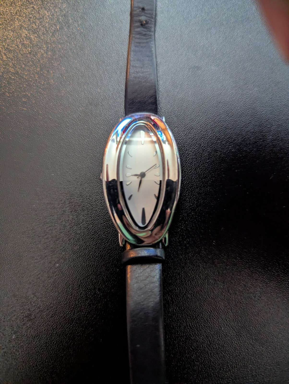 Black RLM Studio Robert Lee Morris Women’s Sterling Silver Quartz Watch