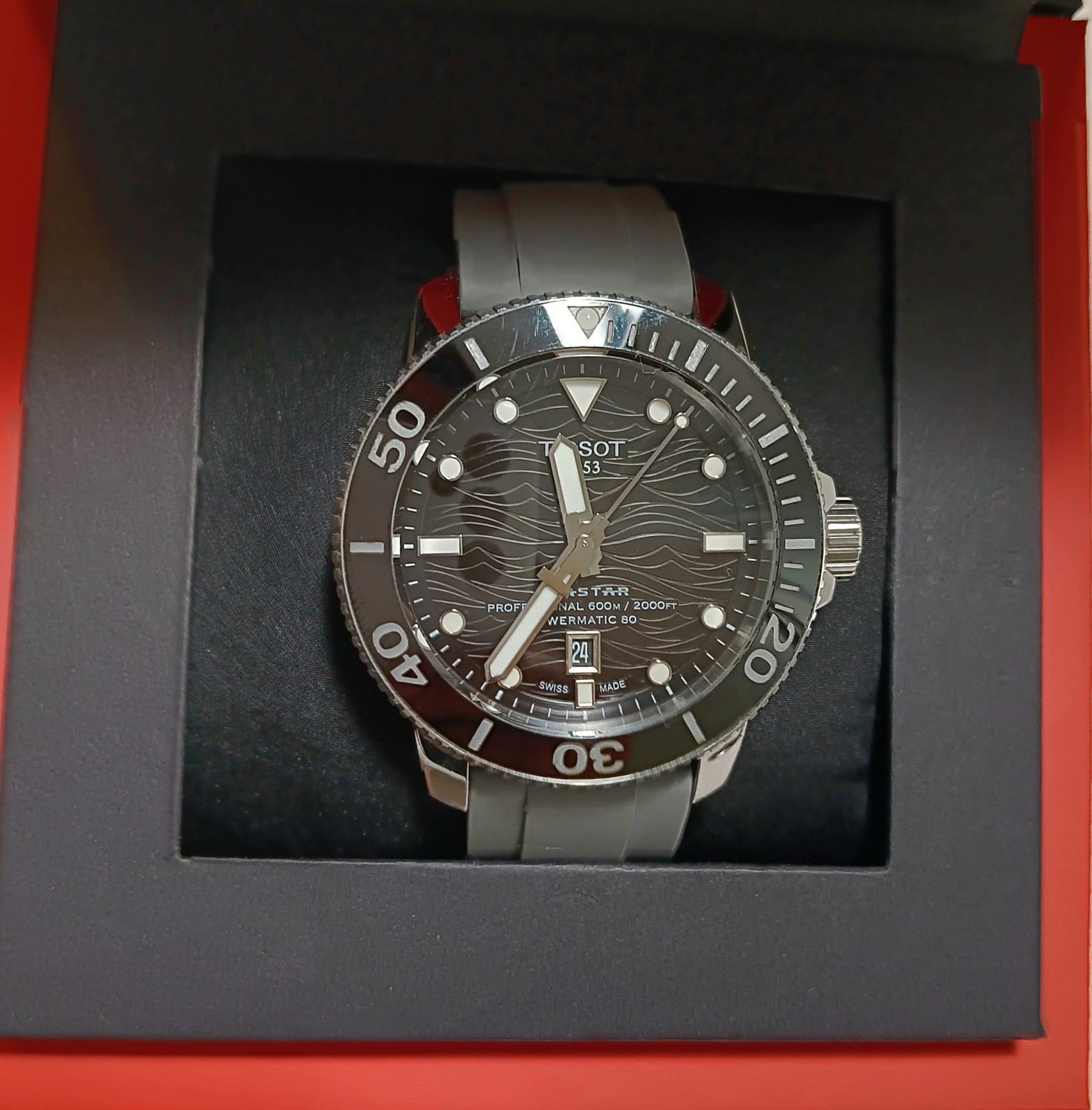 Tissot Seastar 2000 Professional Diver’s Mens Watch T1206071744100. 46 mm Case.