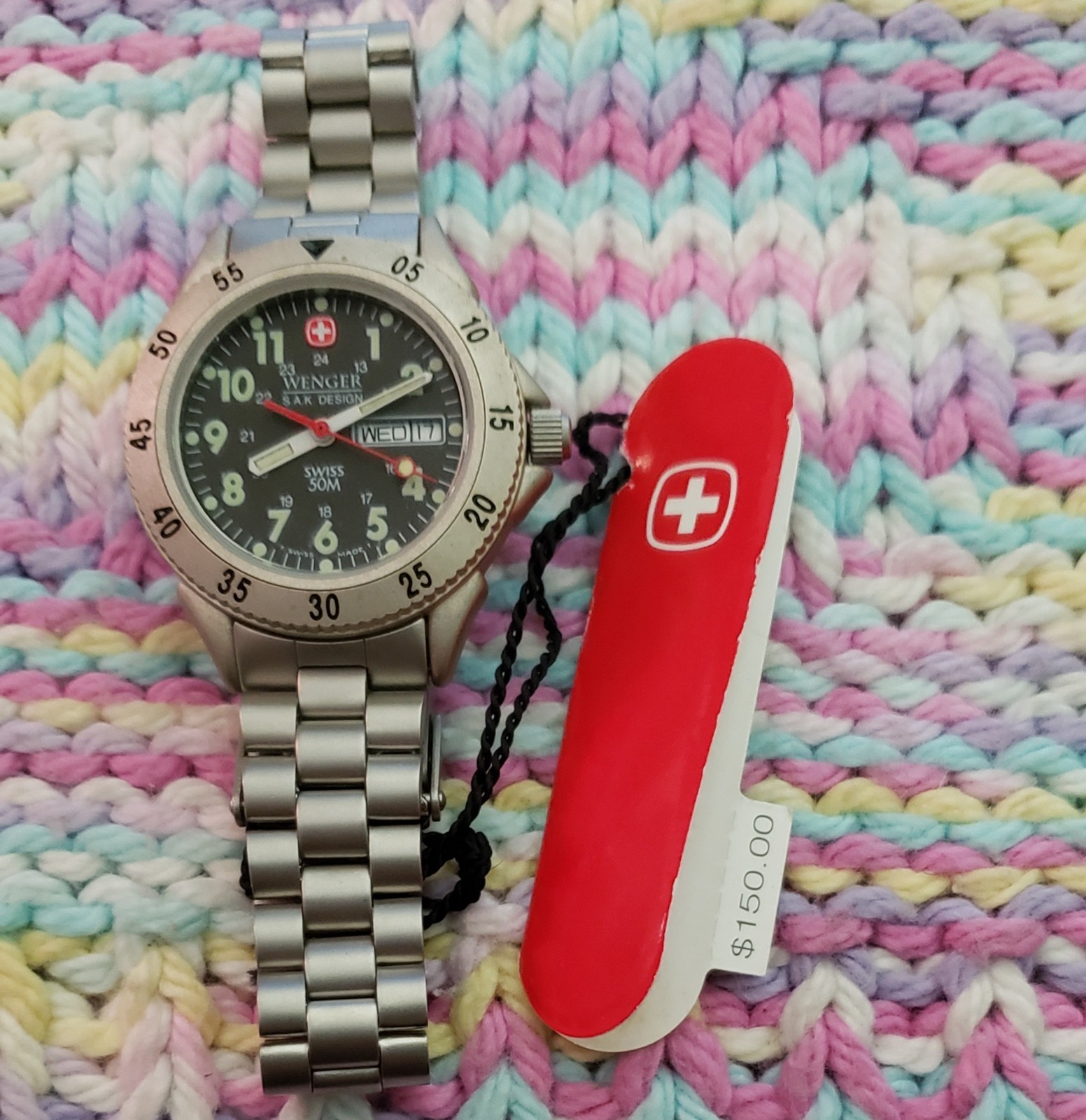 Wenger Swiss Military SAK design ladies 50M watch 091.0631
