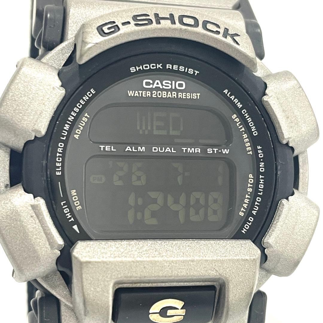 Working condition CASIO G-SHOCK digital watch DW-003, bezel missing.
