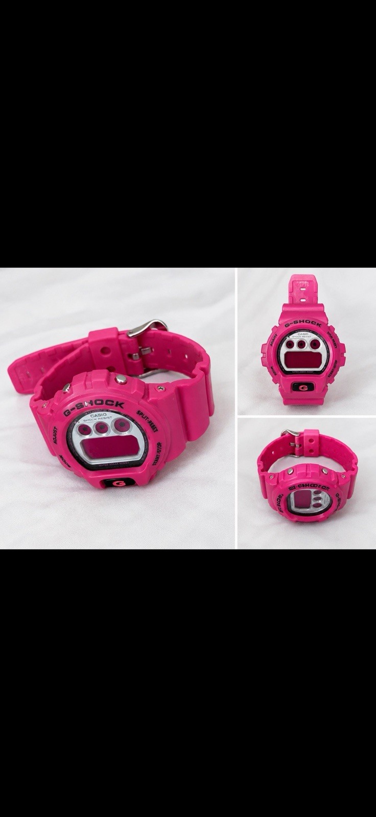 Casio G-Shock Pink Digital Watch DW-6900 Series | Needs New Battery | Authentic