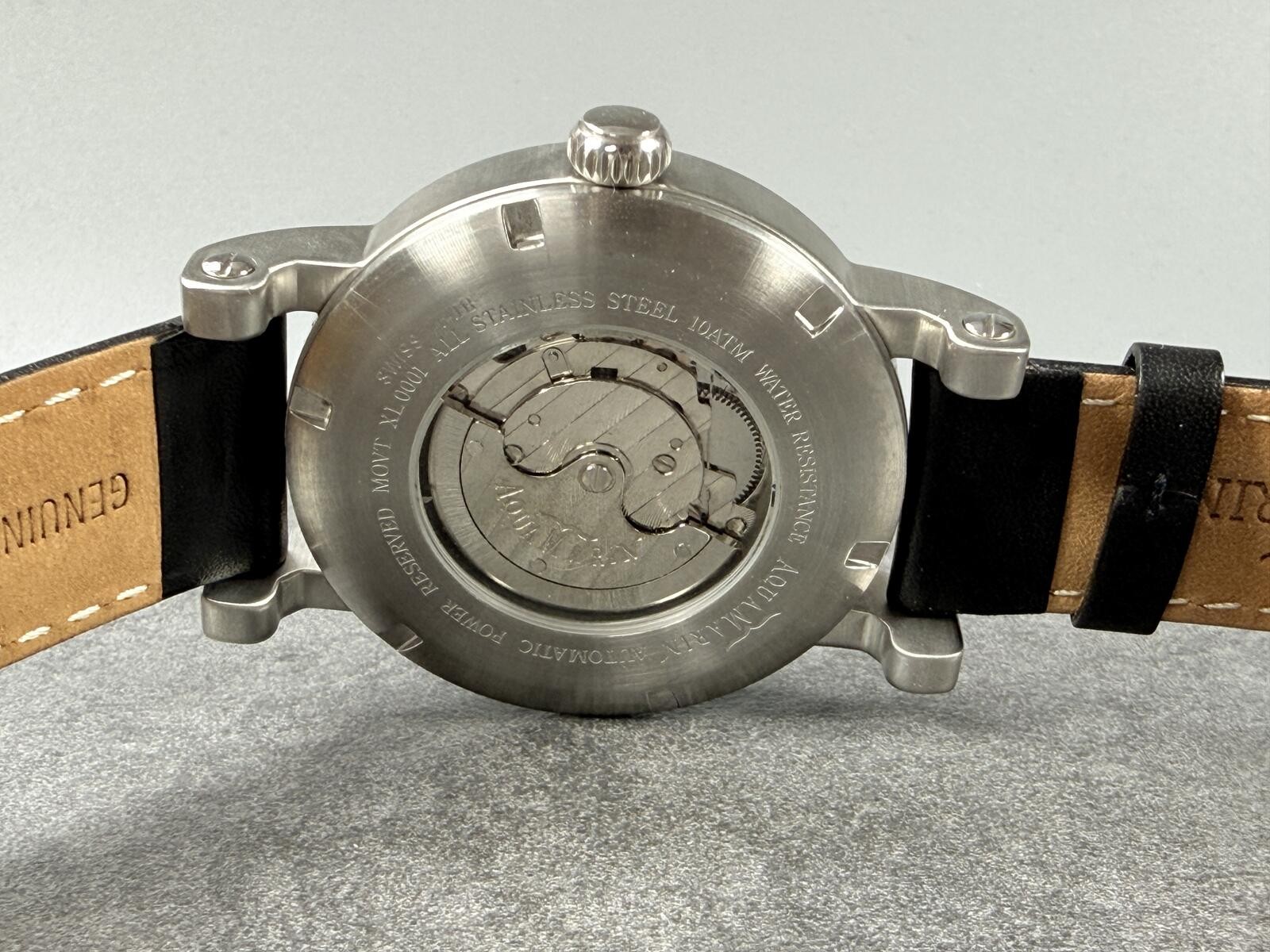 AquaMarin XL 0001 Automatic 45mm Swiss Power Reserve 23J Date Men’s Watch