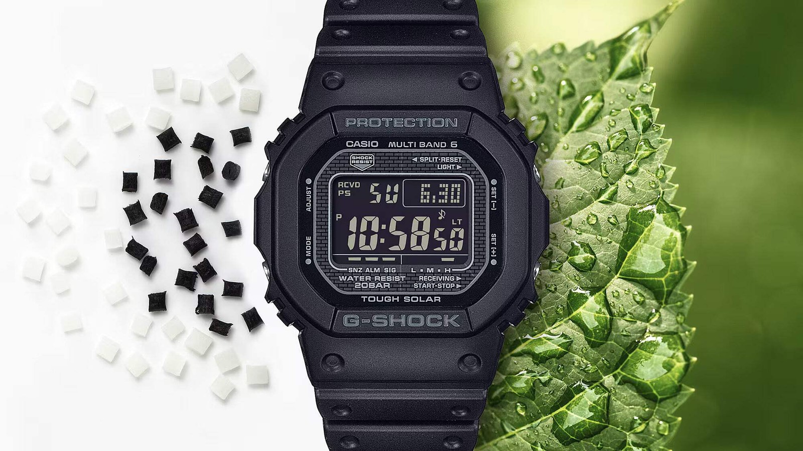 CASIO G-SHOCK GW-5000HS-1 GW5000 SOLAR / MULTIBAND 6 DIGITAL WATCH
