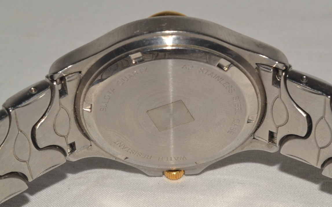 NICE! Bulova Men’s Wristwatch Stainless Steel Millennia Quartz 100m Watch RUNS