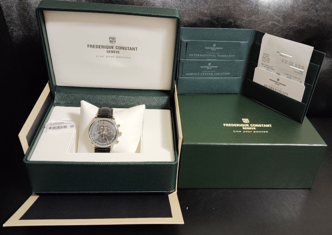 Frederique Constant Triple Calendar Chronograph Watch