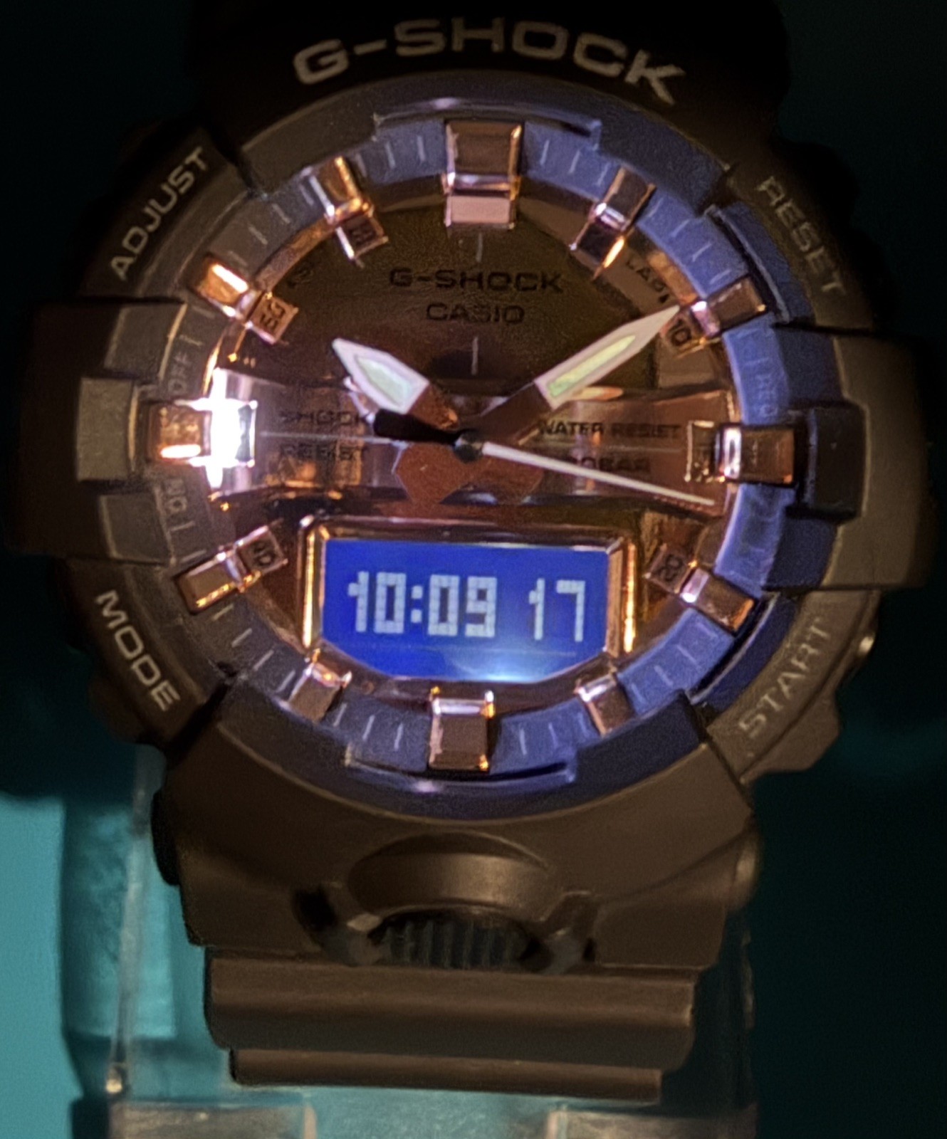 CASIO G-SHOCK GA-800MMC-1A Black & Rose Gold Collection