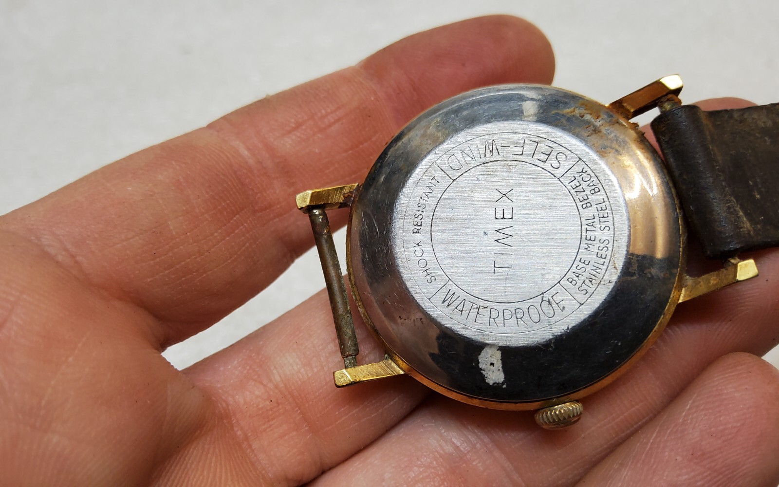 Mens Vintage Timex Self Wind Automatic US Time Corporation Watch Runs