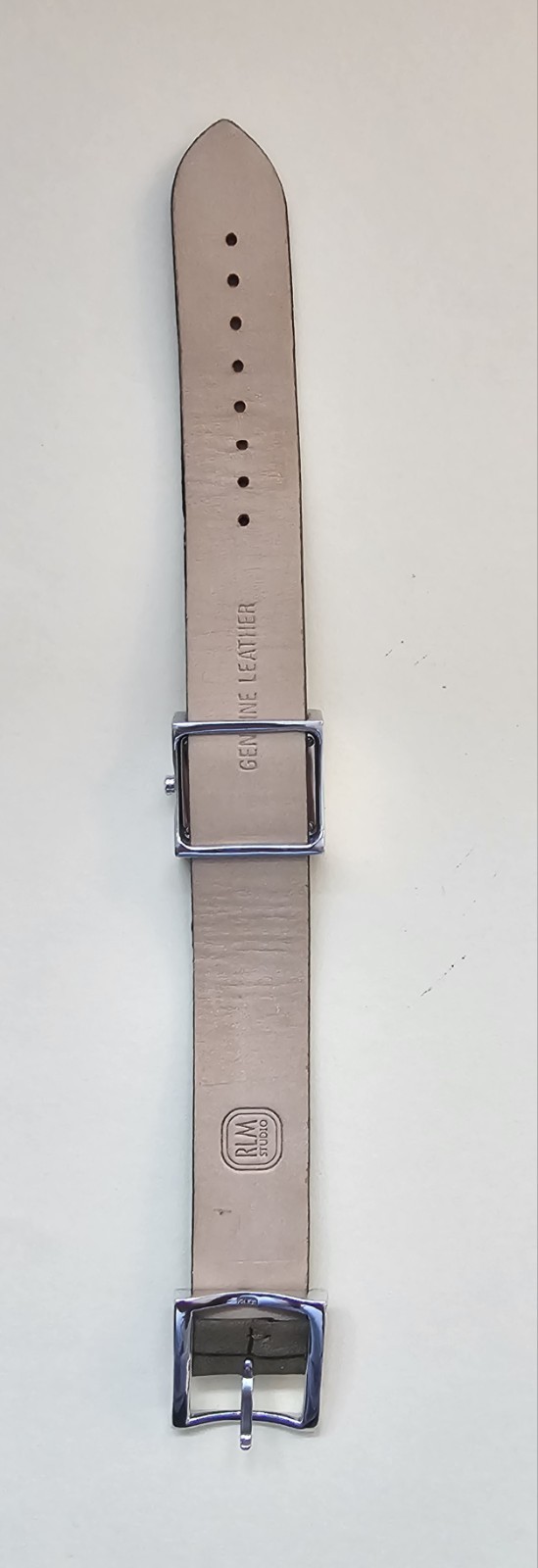 RLM Studio Sterling Silver Women’s Quartz Watch Abiquiu Col Genuine Leather Band