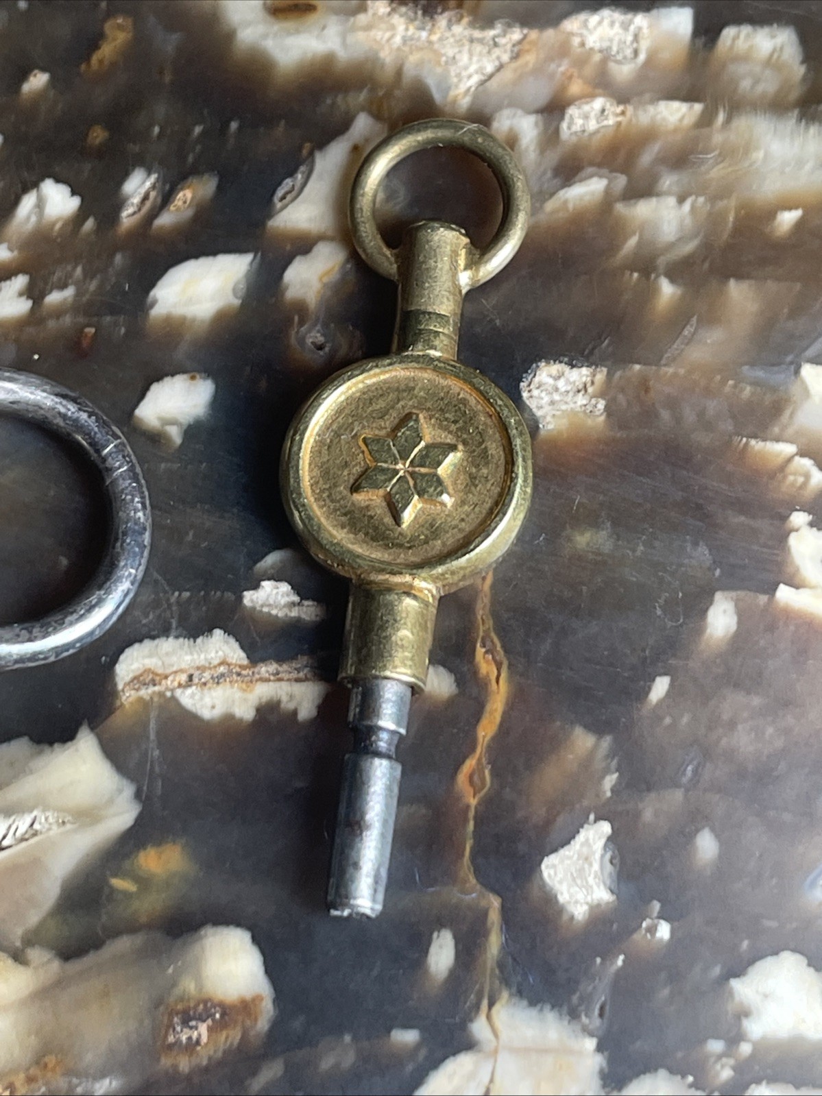 Antique Sterling Silver Half Hunter Pocket Watch Swiss Cylinder c. 1880s
