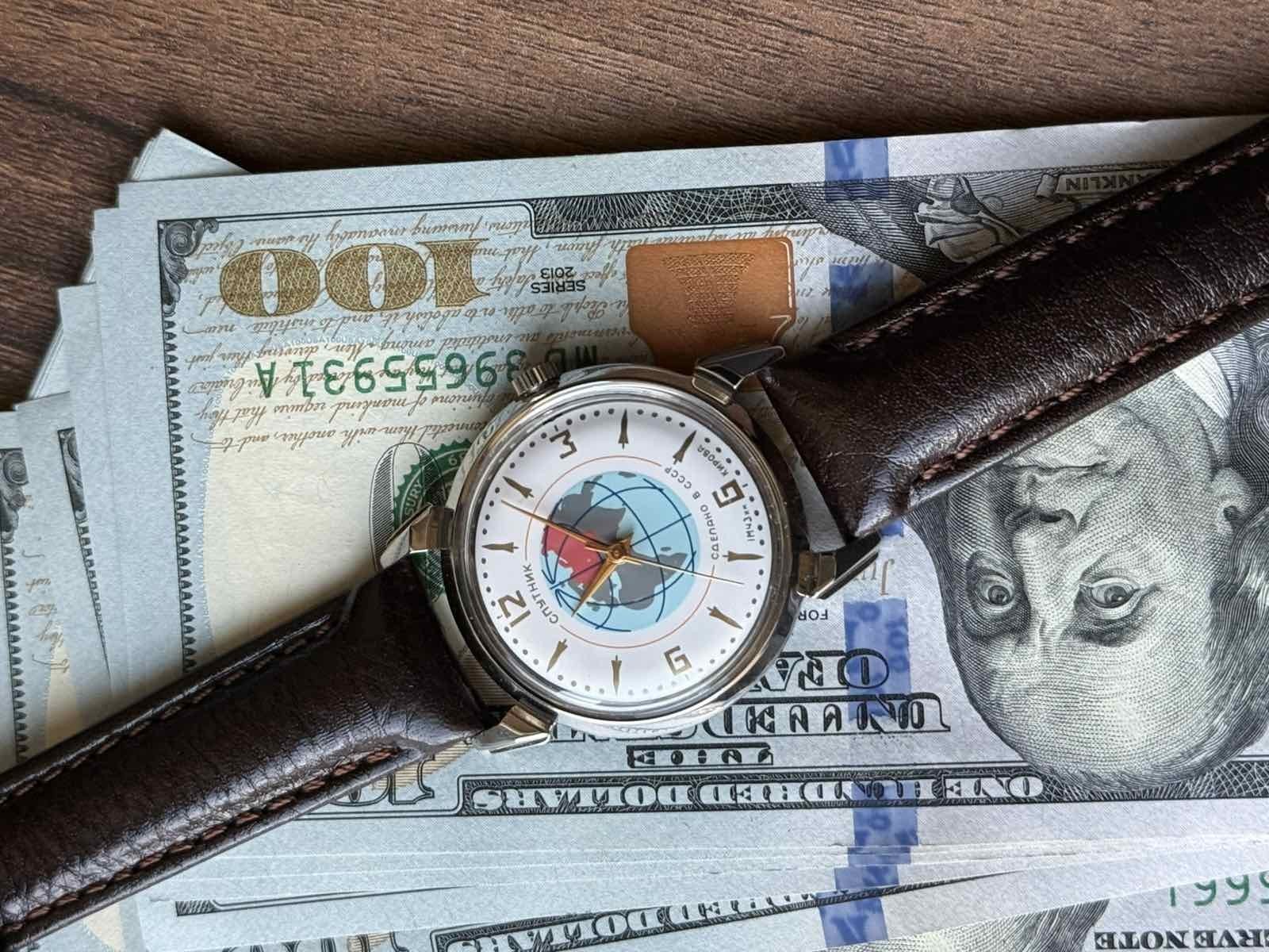 Watch Raketa Sputnik Mechanical Kirovskie Vintage Soviet USSR Russian Men’s RARE