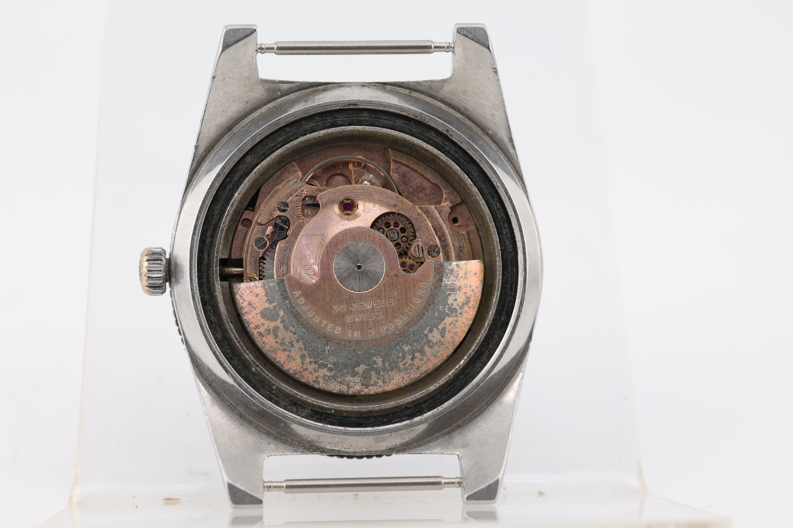ARDATH AUTOMATIC ETA 2452, 30j WORLD TIME DIVER WATCH, 38mm 19mm LUG, RUNS (HQ)