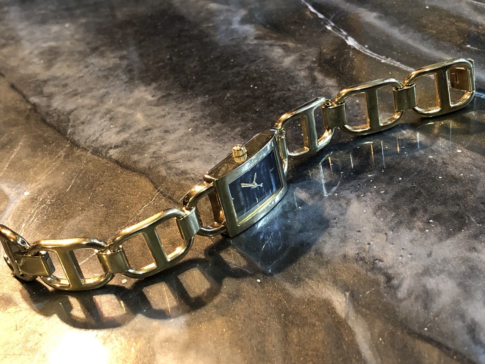 ✨🌟🛍️ RETIRED & RARE Early MICHAEL KORS Gold Link DESIGNER WATCH Bracelet ✨