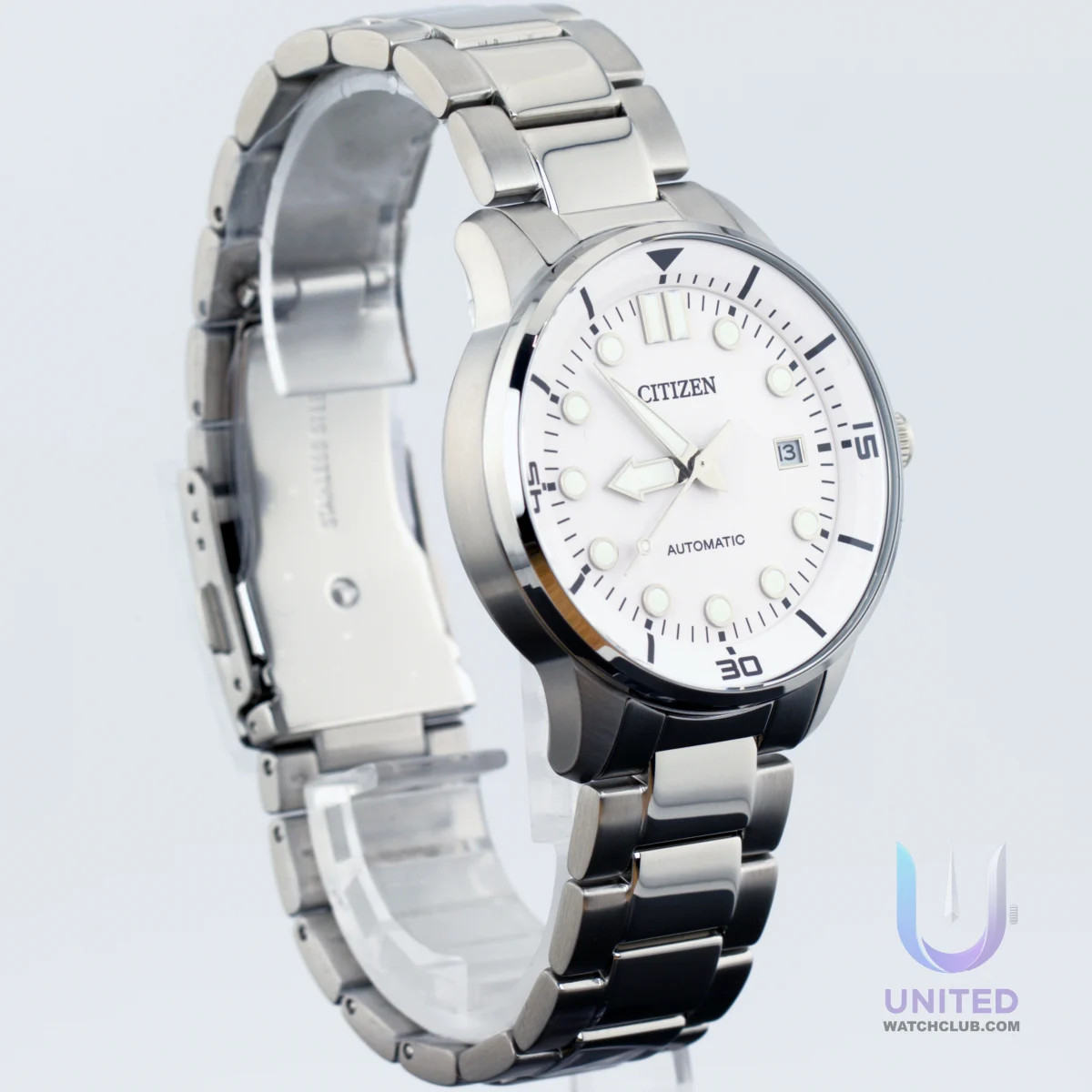 Citizen Automatic White Dial 40mm NJ0191-83A