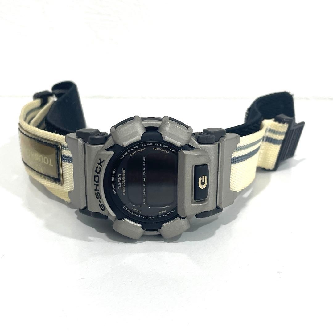Working condition CASIO G-SHOCK digital watch DW-003, bezel missing.