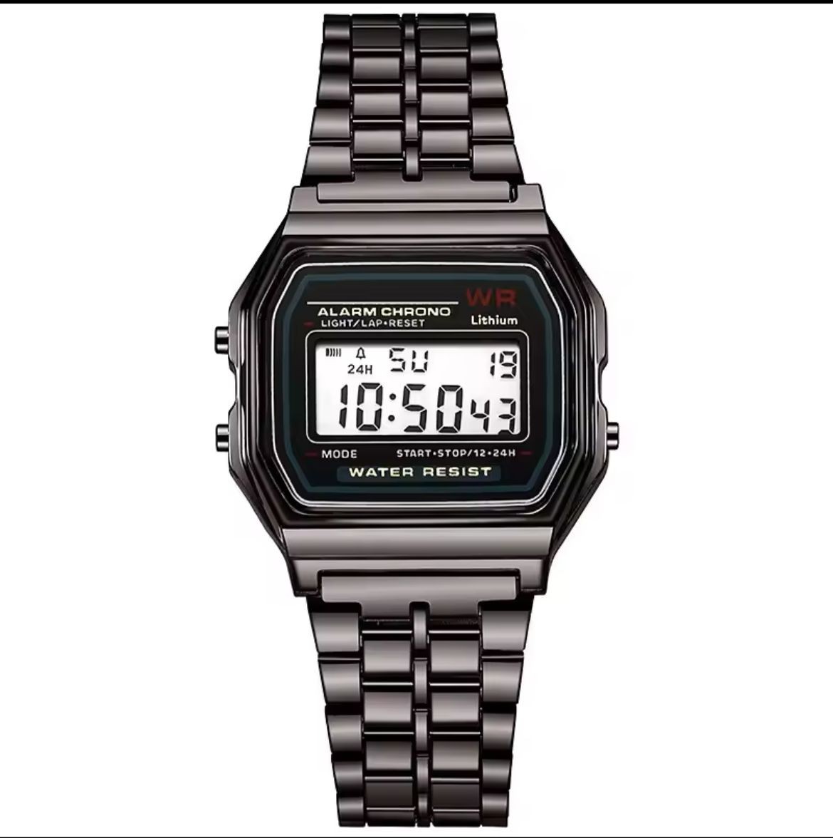 F-91W-1 Men’s 2025 Digital Watch Gray Resin Classic Alarm Light Waterproof