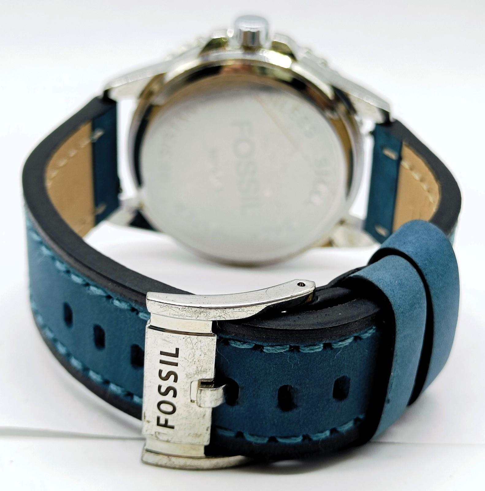 Amazing Fossil Chronograph Date Indicator Blue Dial Men’s Wrist Watch
