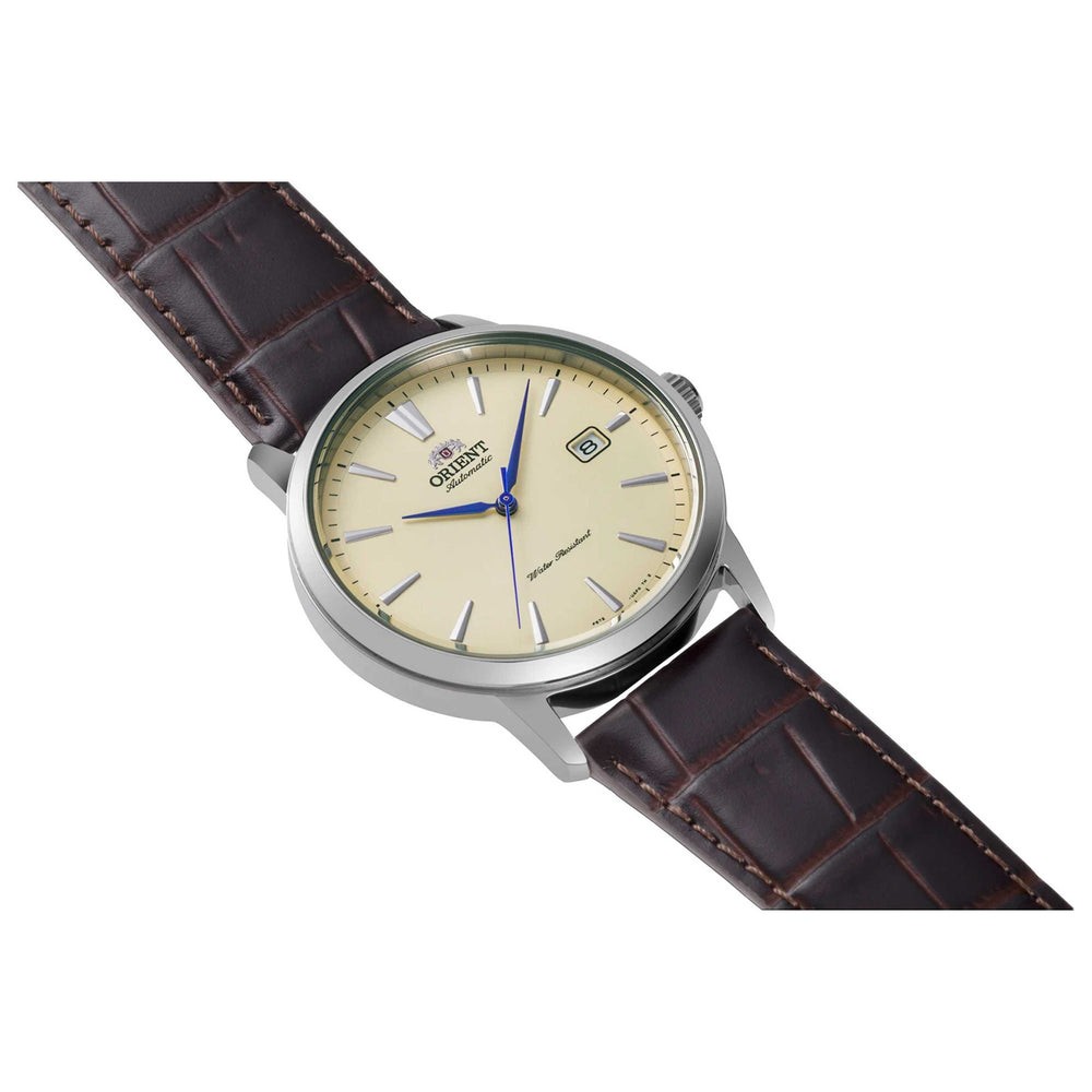 Orient Men’s Symphony III Beige Dial Automatic 42mm Watch RA-AC0F16S