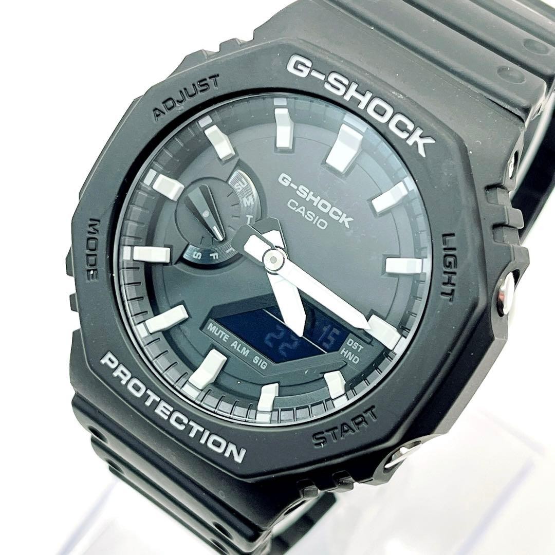 CASIO G SHOCK GA 2100 Casioak Black Men’s Watch Working Condition