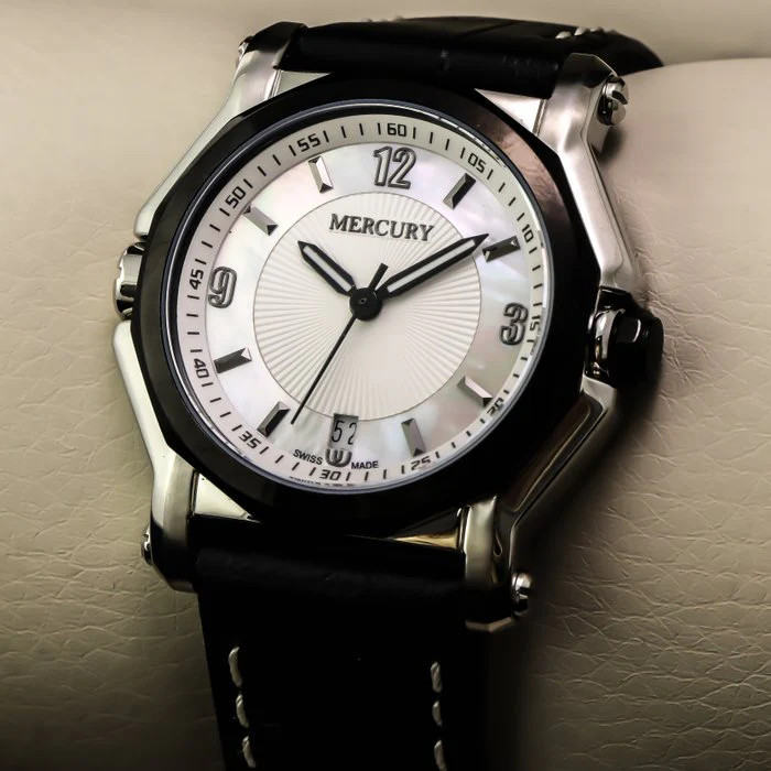 MERCURY – Swiss Watch – ME1080-SBL-1 Quartz 39.50 mm ME1080 30 meters (3 ATM,