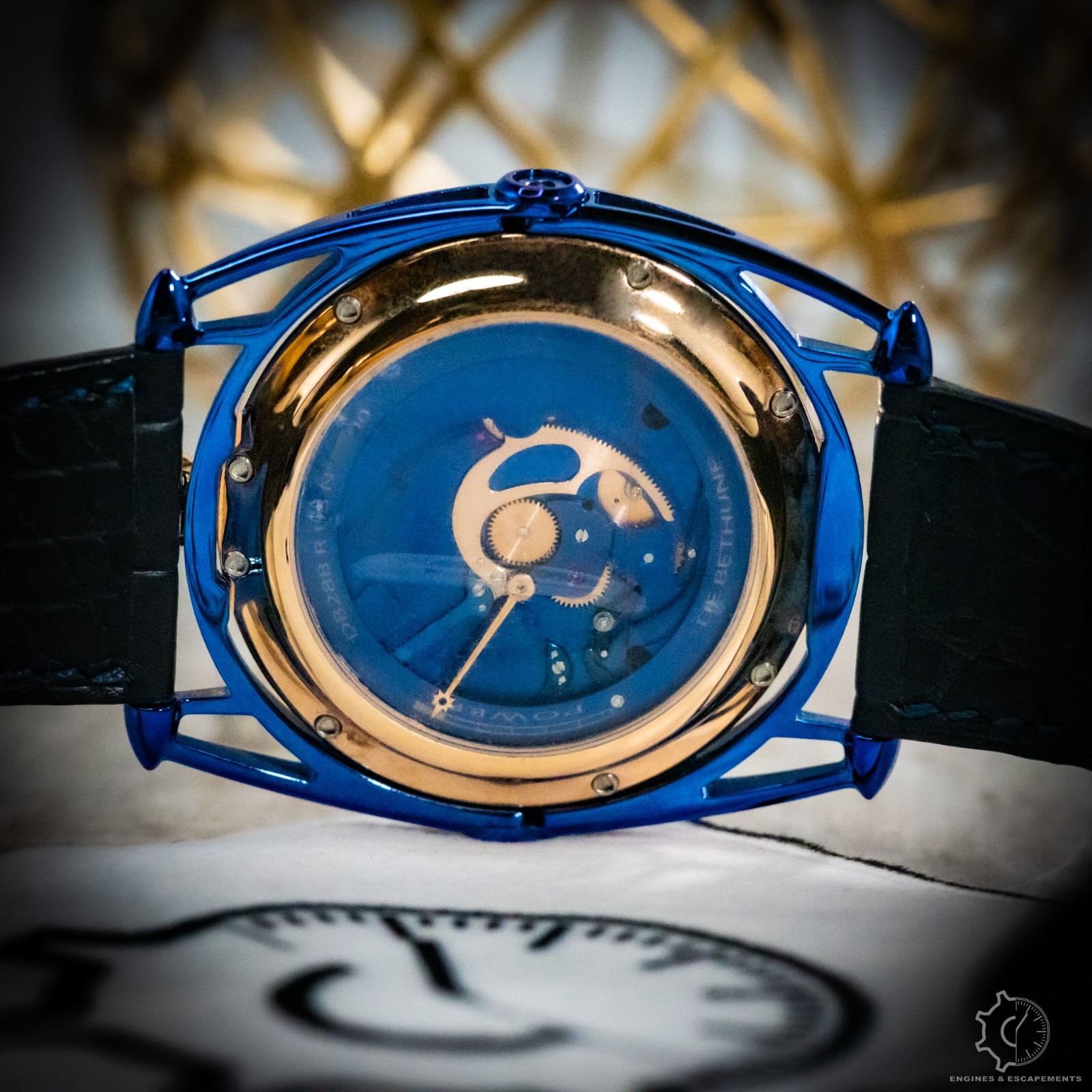 De Bethune DB28 Kind of Gold Blue Titanium Rose Gold DB28BRUS Box & Papers