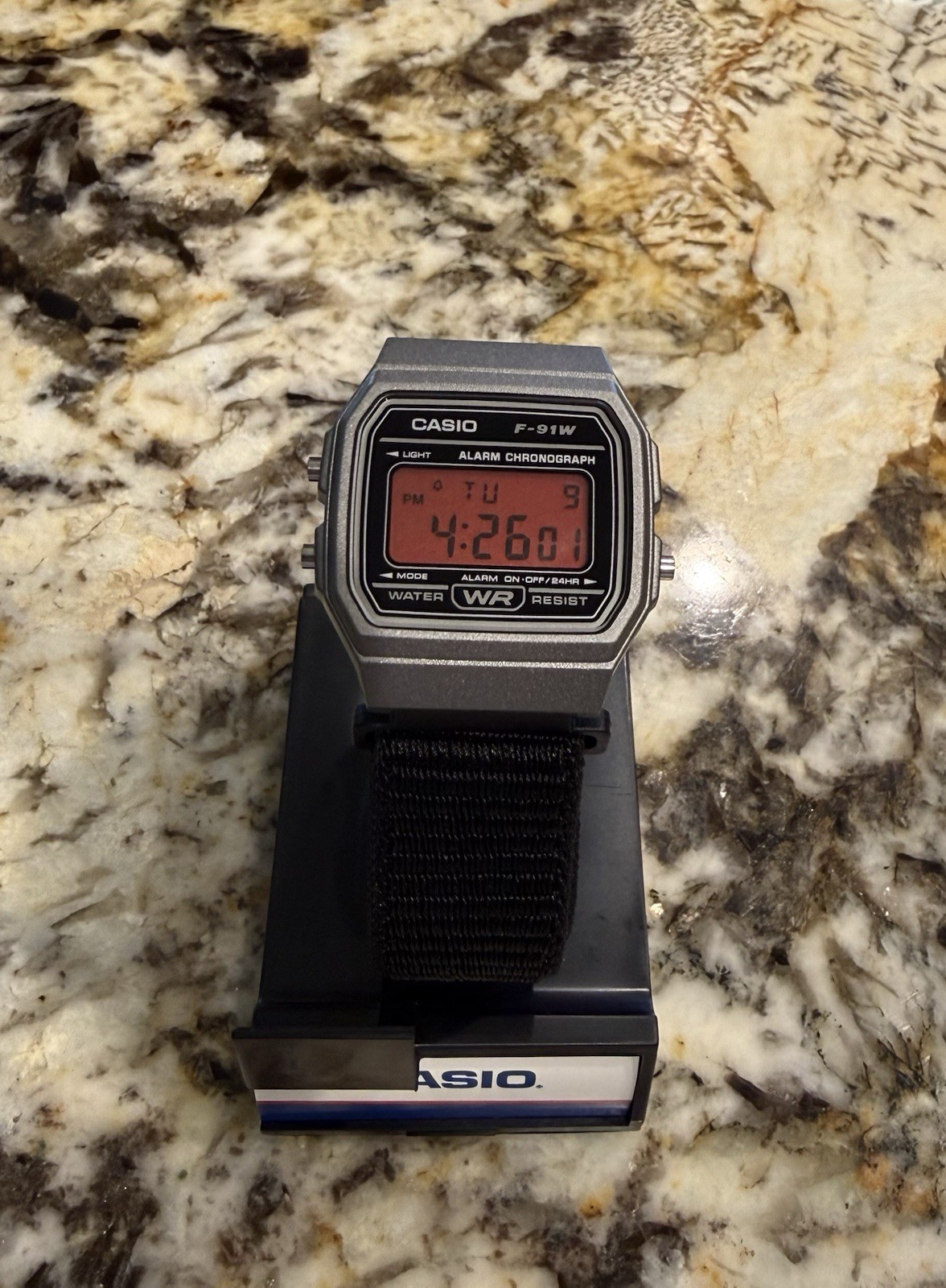 custom casio F91W “empire” mod new in box with papers