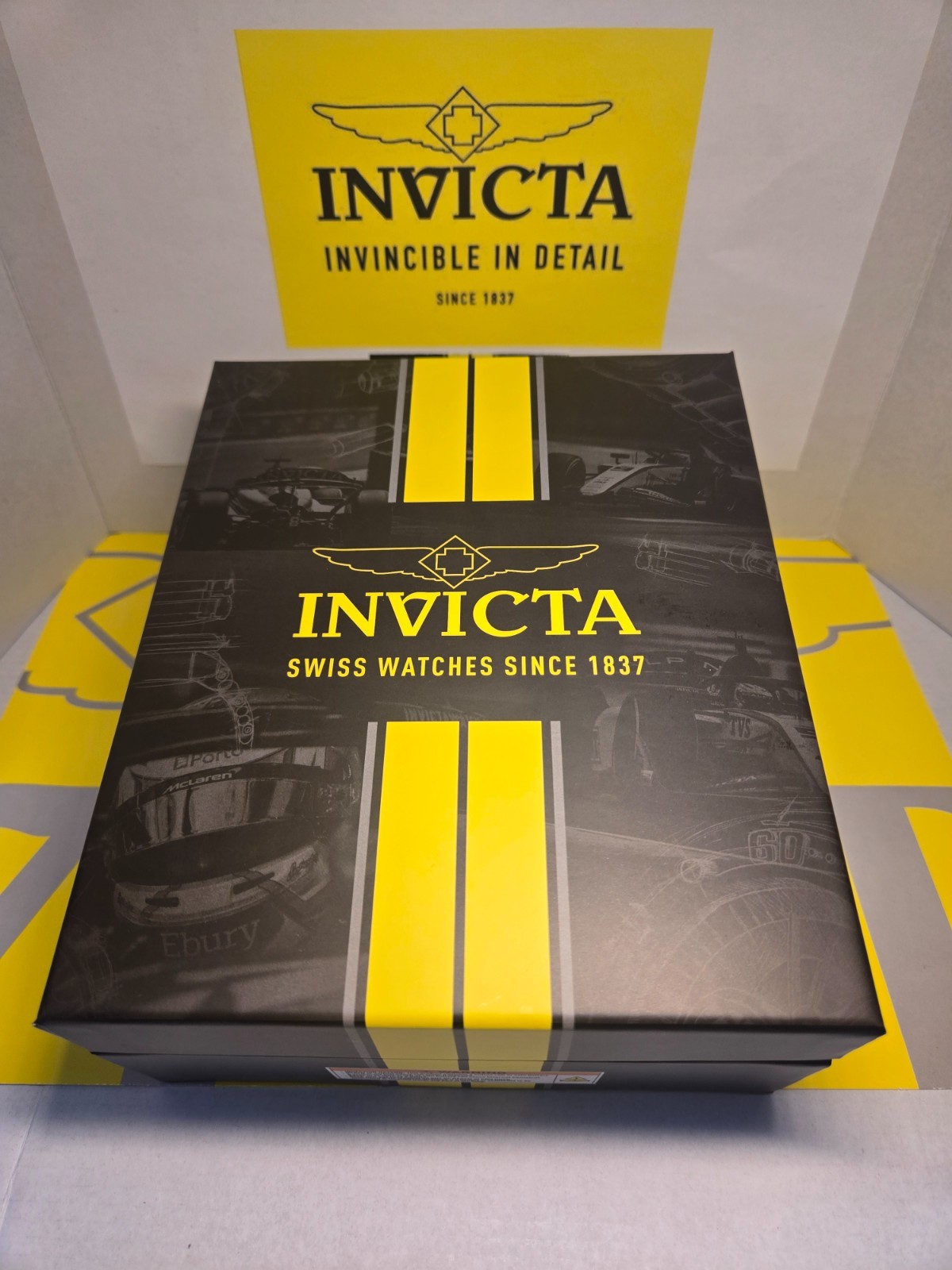 Invicta Special Edition Replica Racing Car w/ S1 Rally Watch & Autographed Hat!!