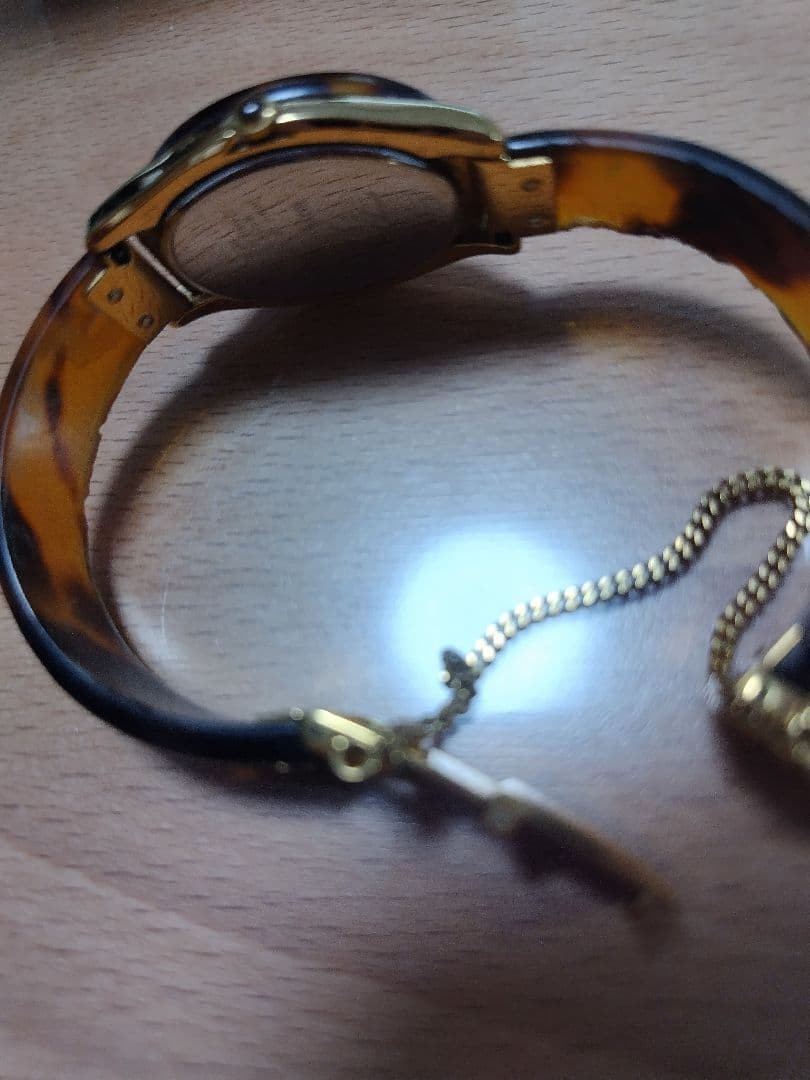 Second Generation Yoshibaru Tortoiseshell Watch with Natural Diamonds Box Used