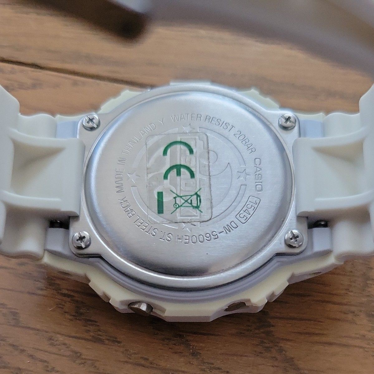 CASIO G SHOCK DW 5600EH 25th Anniversary Eric Hayes Collaboration White Digital