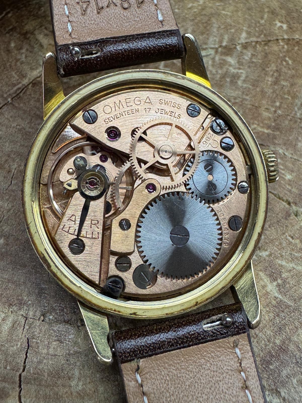 SERVICED Vintage 1963 Omega Seamaster 30 Cal 286 Manual Gold Plated Ref 135.007