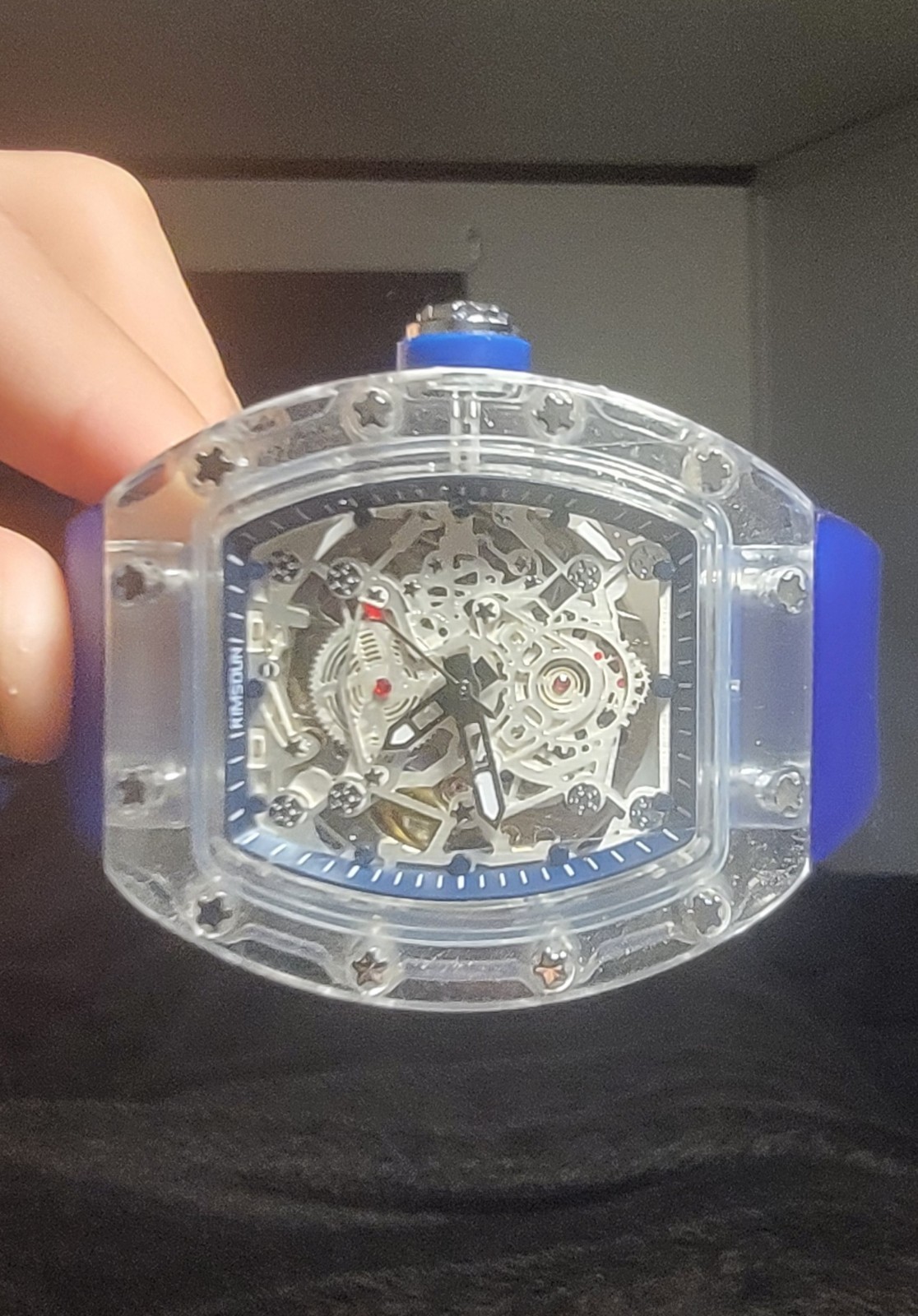 Blue & Red & White Colored Watch