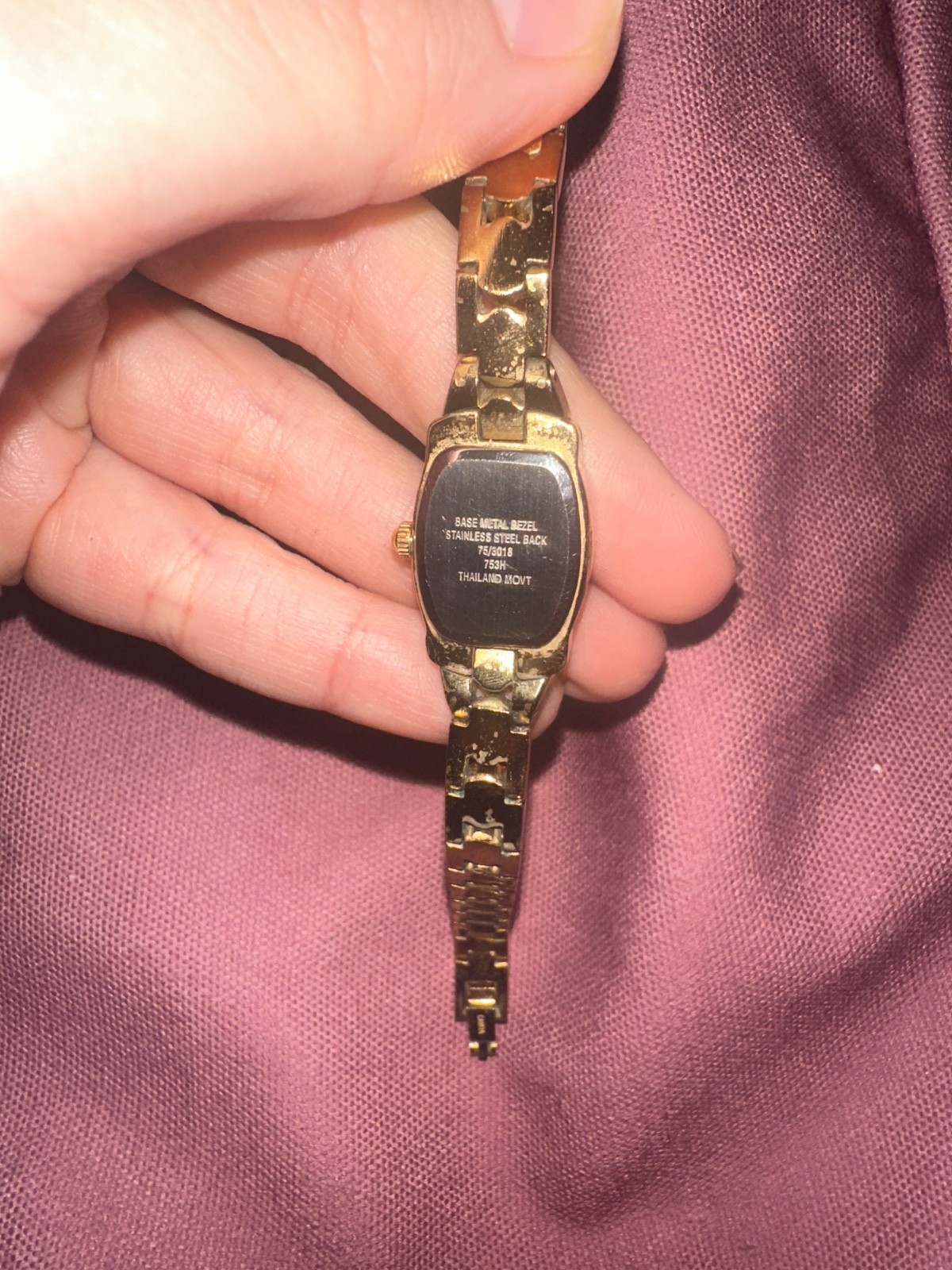 Armitron Now 75/3018 Rhinestone Analog Dress Ladies Watch NEEDS Battery