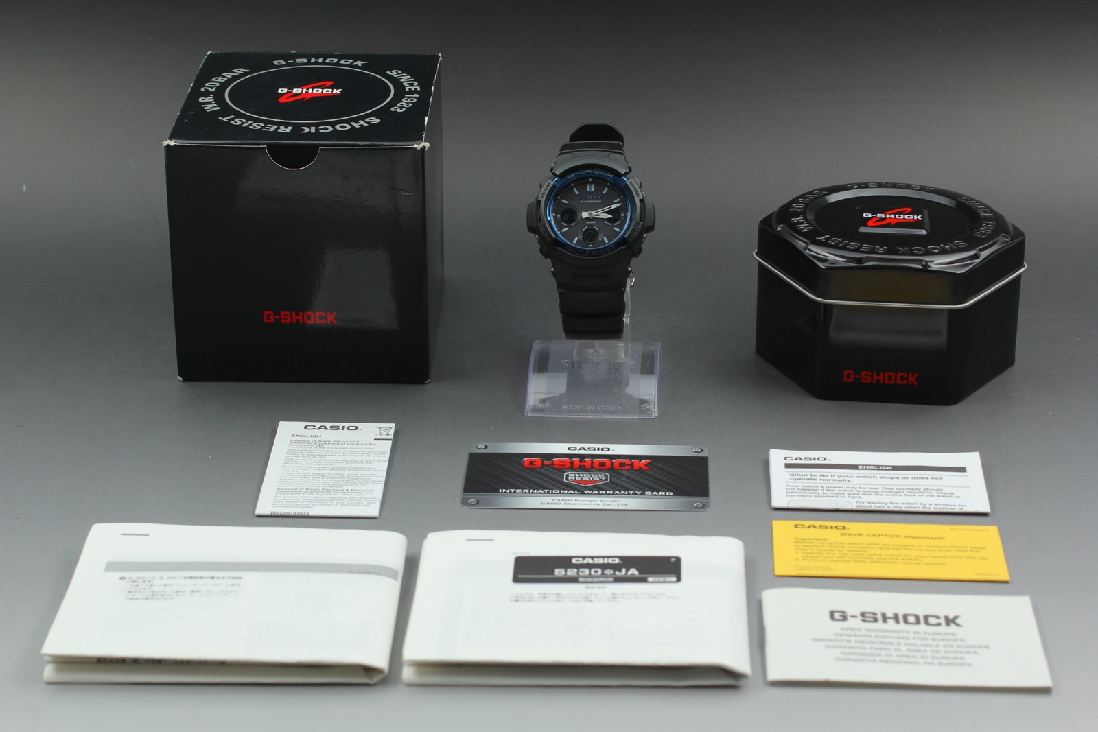 [Near MINT Box] CASIO G-SHOCK AWG-M100A Blue Men’s Quartz Watch From JAPAN