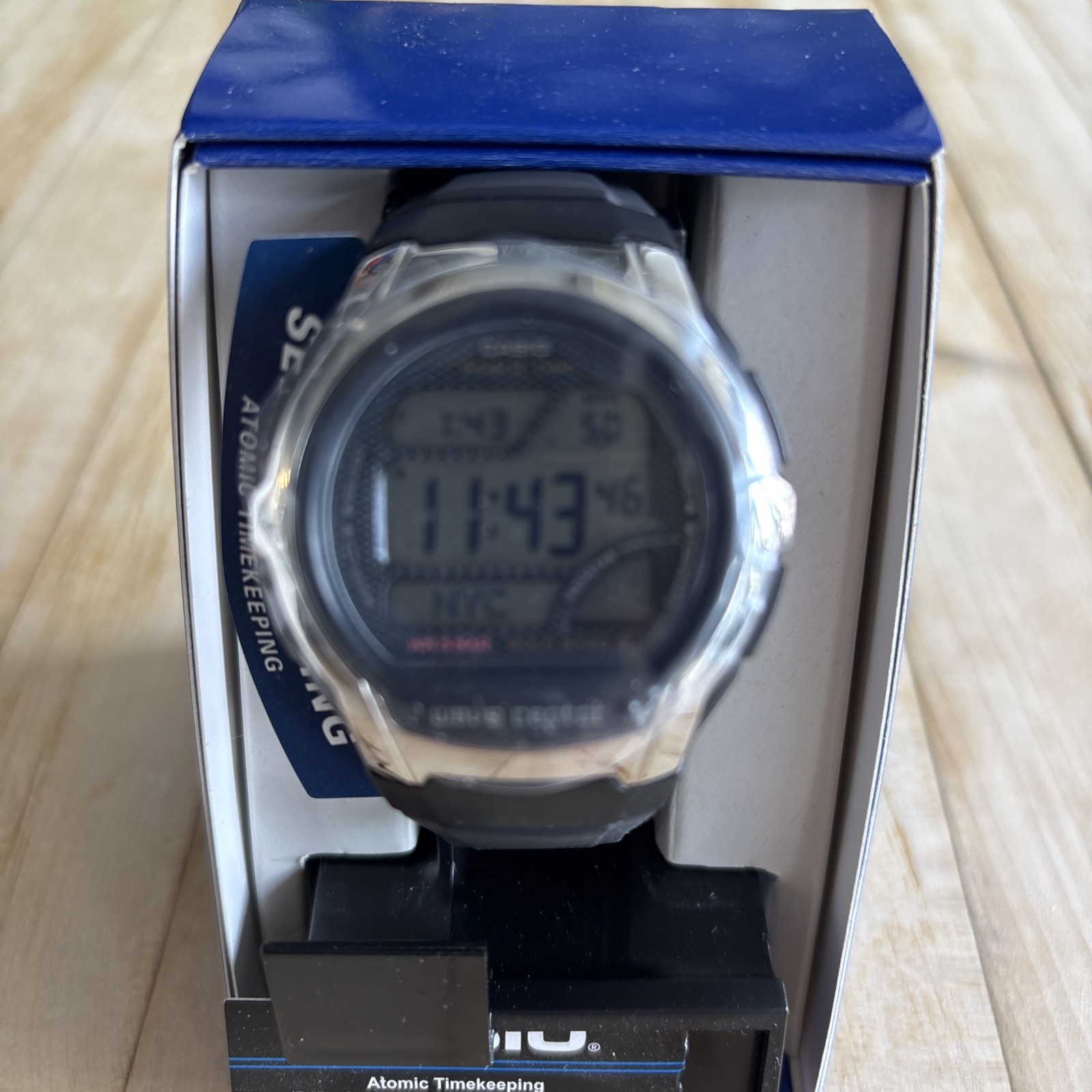 CASIO WAVE CEPTOR WV-58R-1AJF Black Men’s Watch New in Box